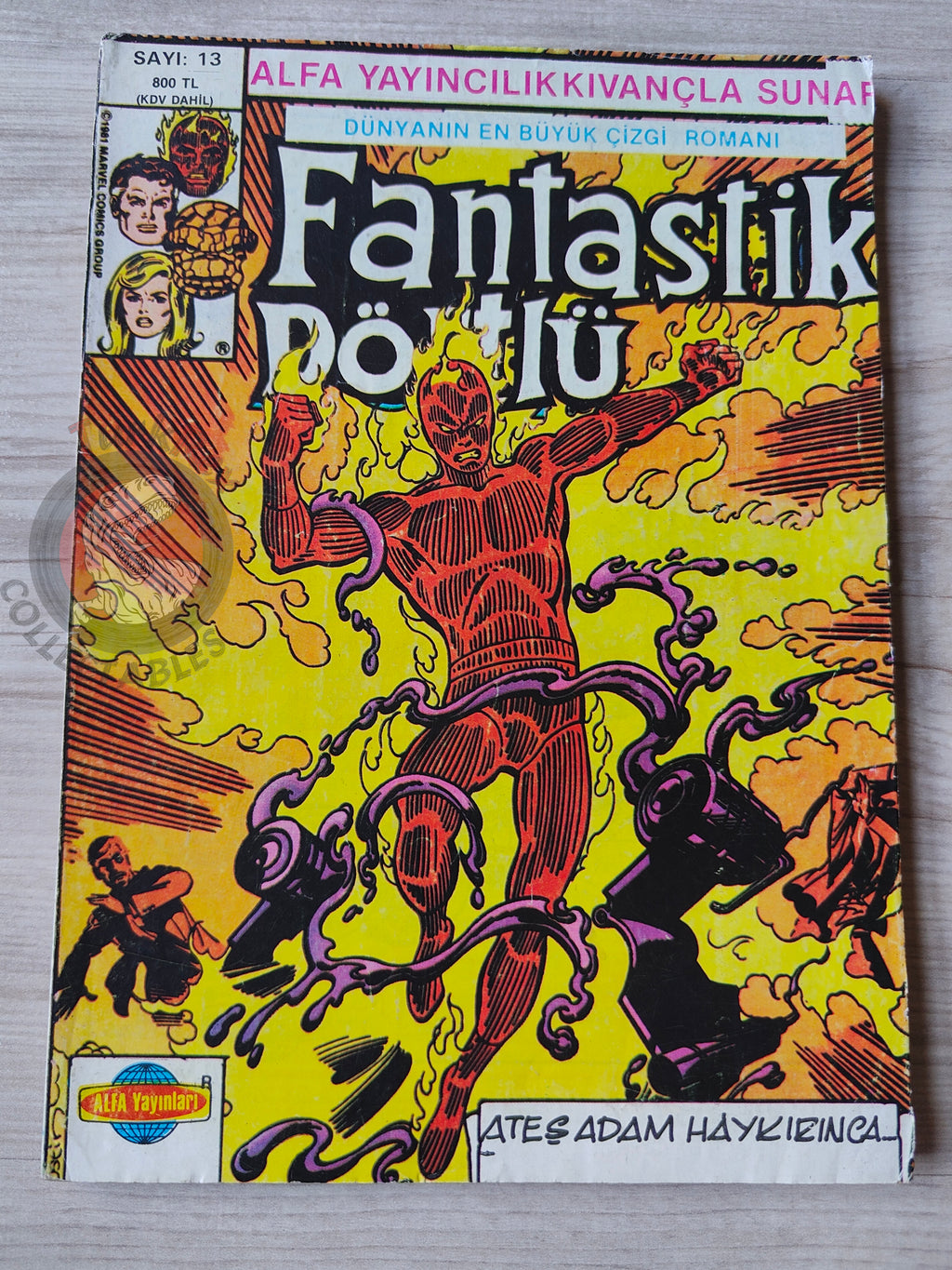 Fantastic Four #13 1988 Turkish Comic Turkey #232 #233 #234 #235