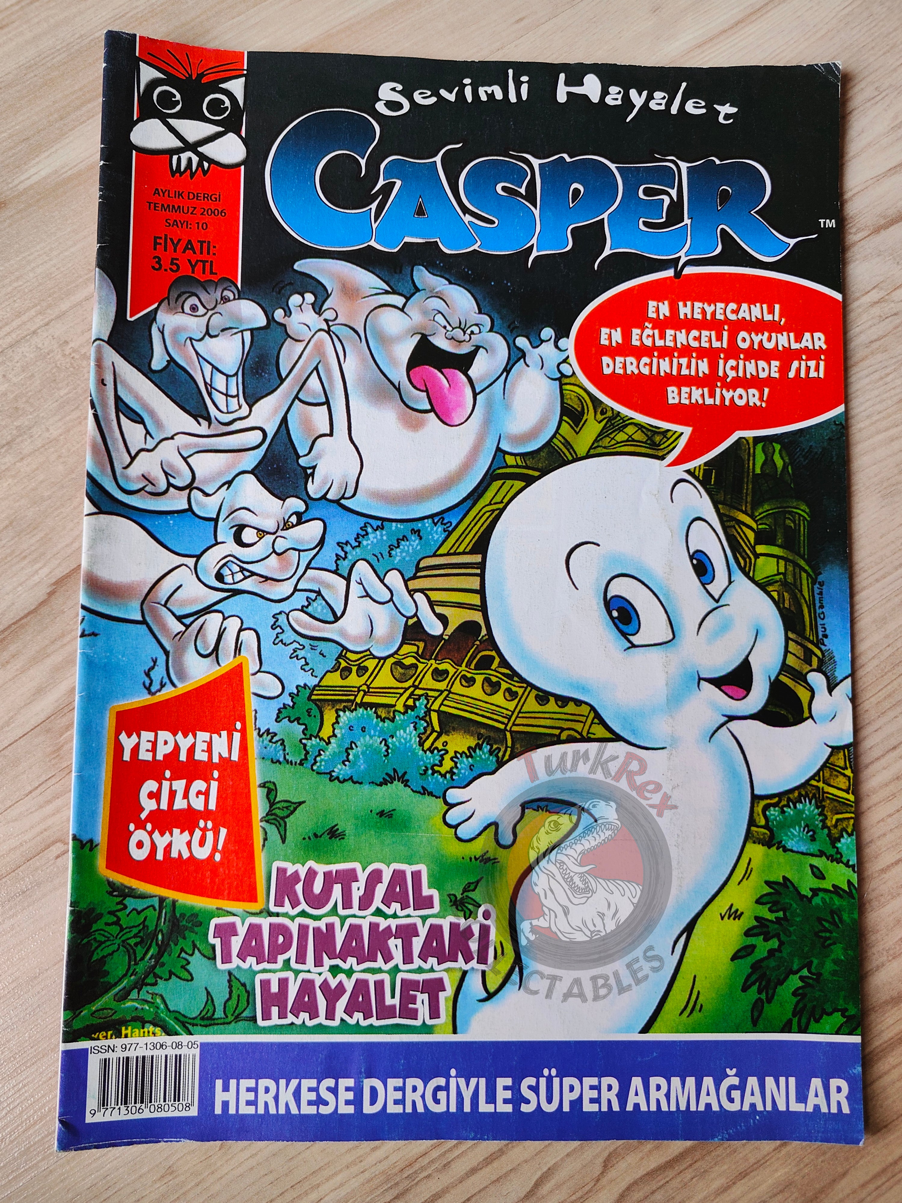Casper the Friendly Ghost Magazine – Issue #10 2006 Turkish Comic Turkey