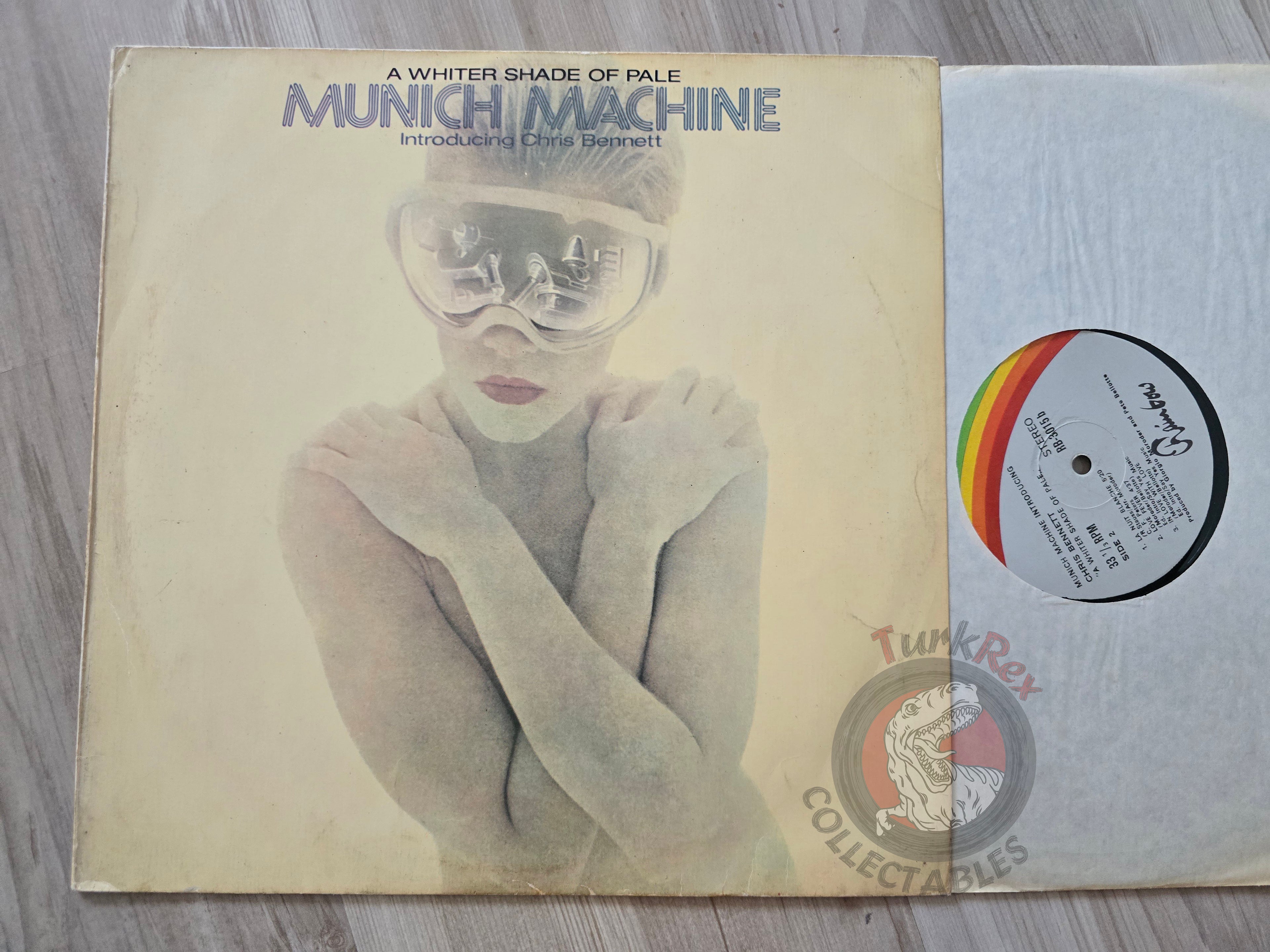 Munich Machine Introducing Chris Bennett – A Whiter Shade Of Pale Turkish Pressing Vinyl Turkey Edition