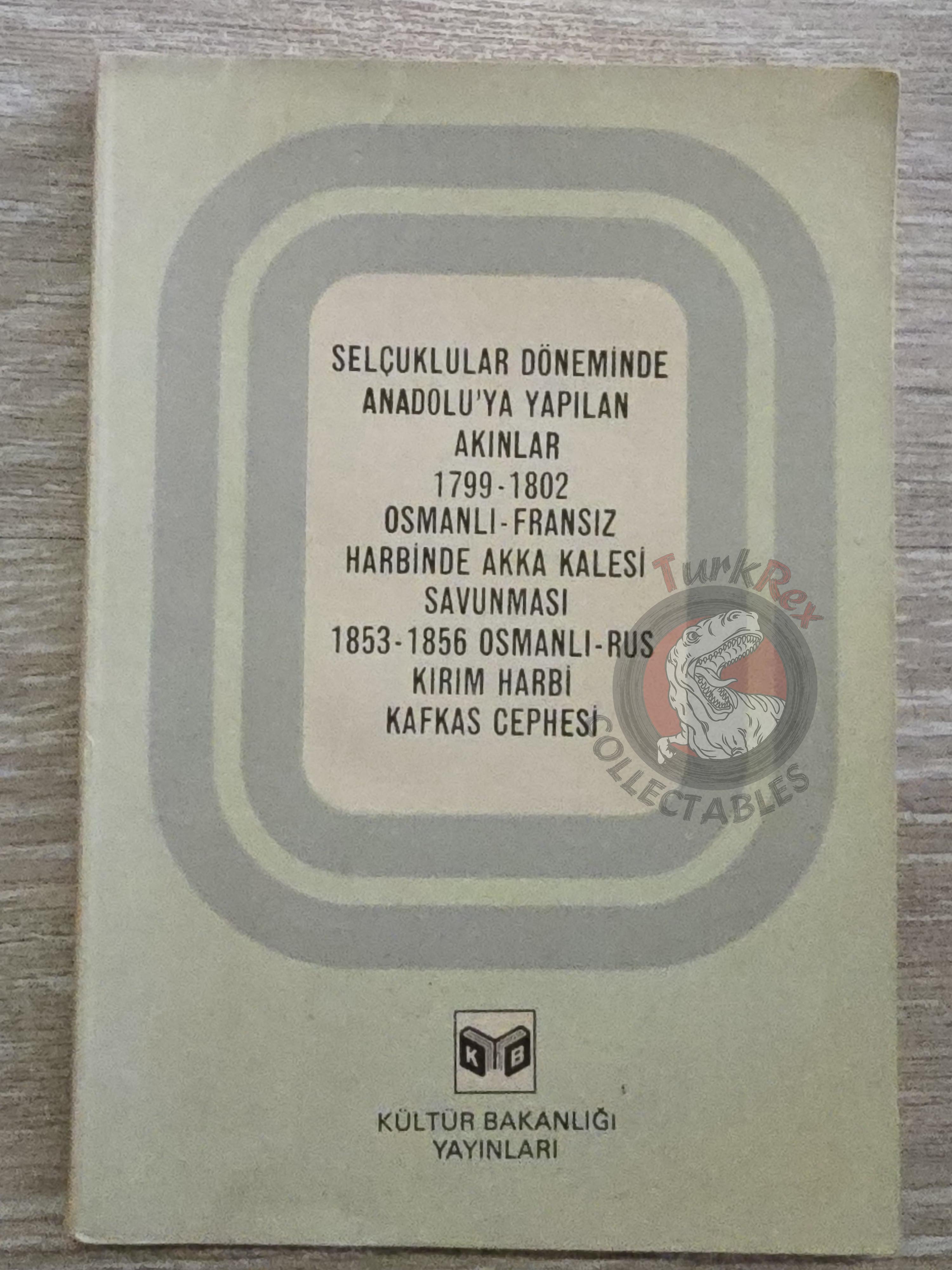 Raids on Anatolia During the Seljuk Period 1981 Turkish Book Military Seljuk Empire Maps