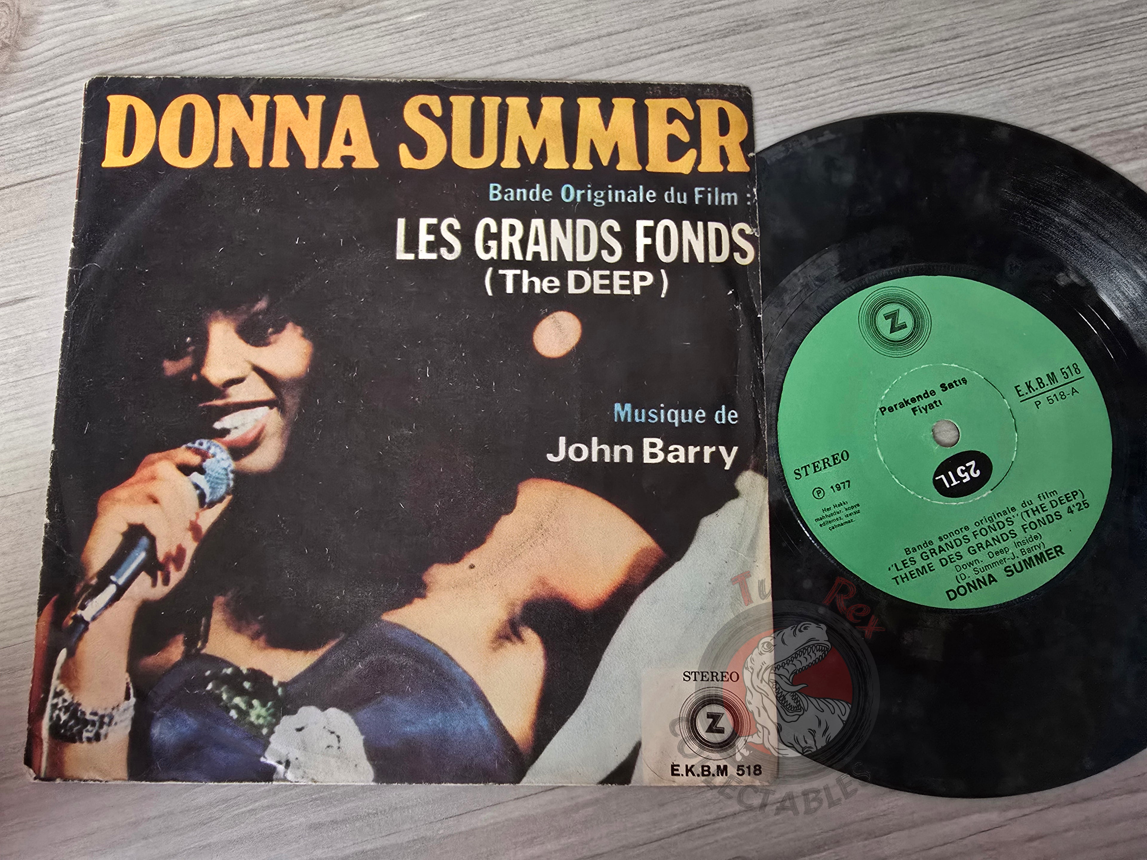 Donna Summer – Les Grands Fonds (The Deep) 7" Turkish Pressing Vinyl Turkey Edition
