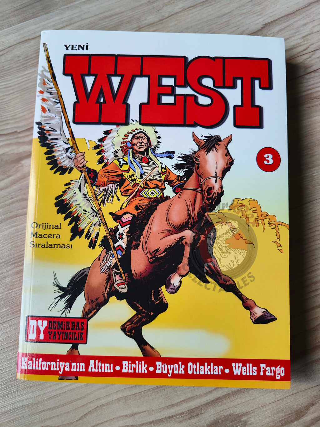 Storia del West Vol #3 L’oro della California Turkish Comic Turkey #9 #10 #11 #12
