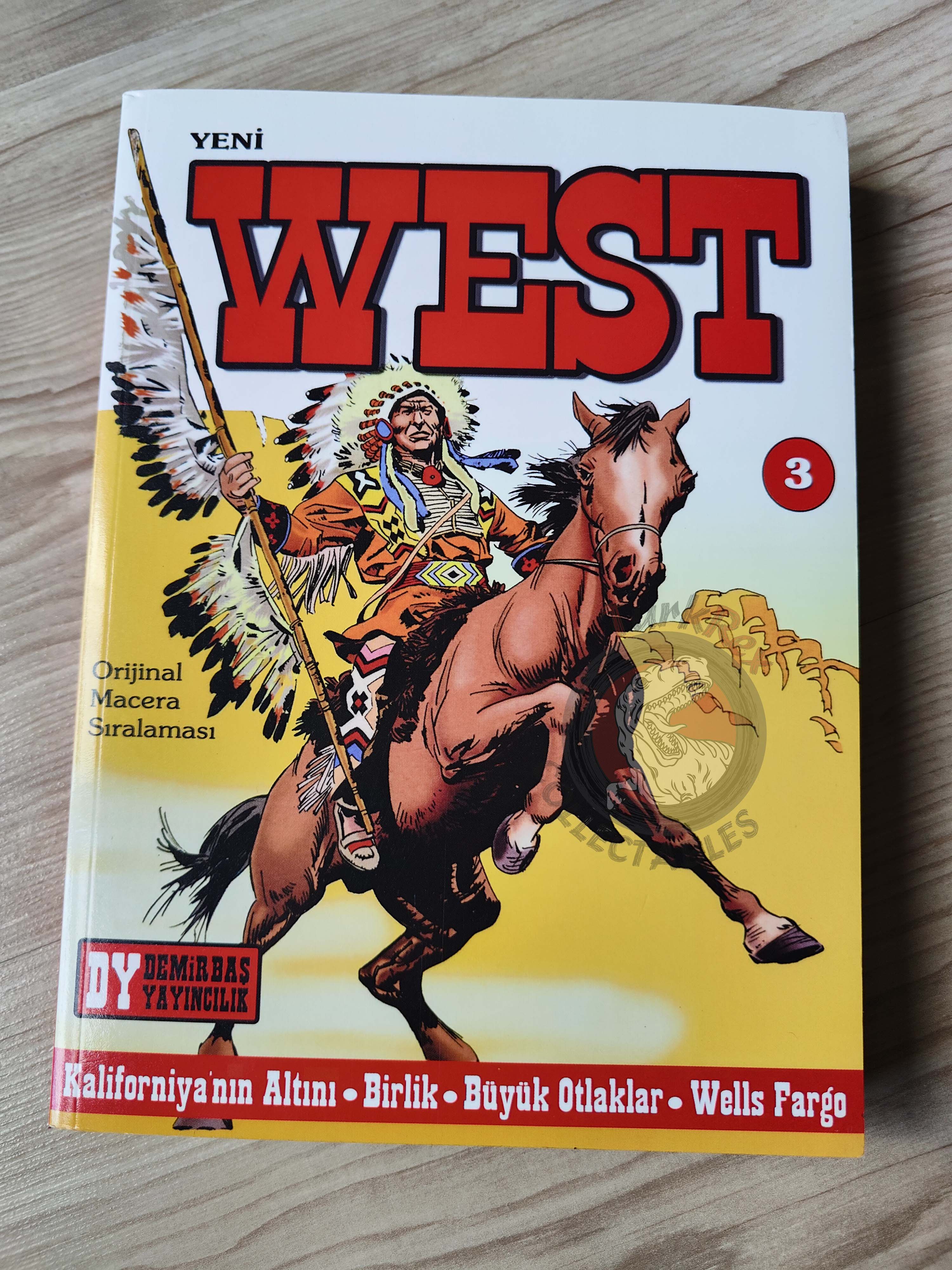 Storia del West Vol #3 L’oro della California Turkish Comic Turkey #9 #10 #11 #12