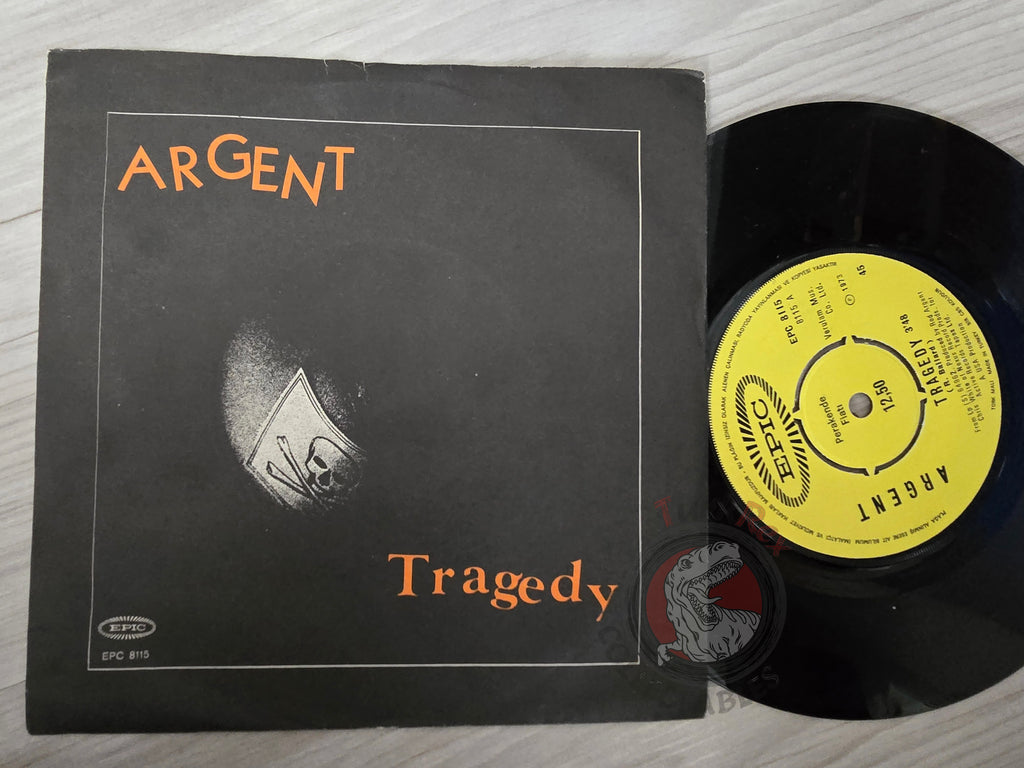 Argent – Tragedy / Rejoice 7" Turkish Pressing Vinyl Turkey Edition Promo