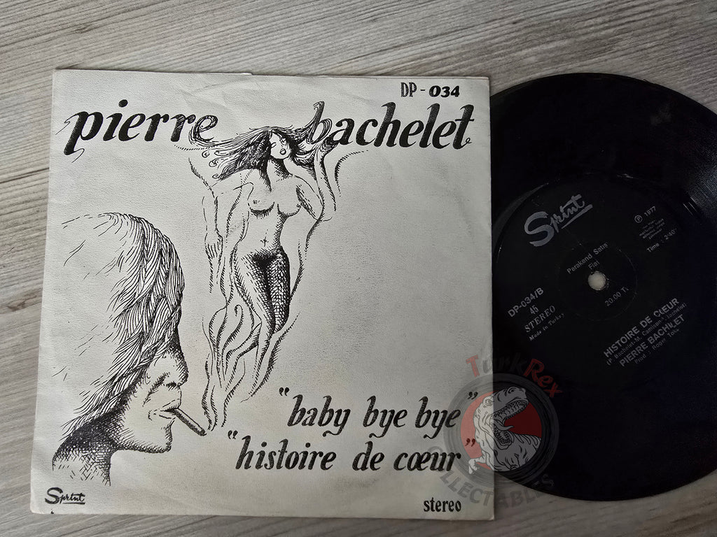 Pierre Bachelet – Baby Bye Bye 7" Turkish Pressing Vinyl Turkey Edition