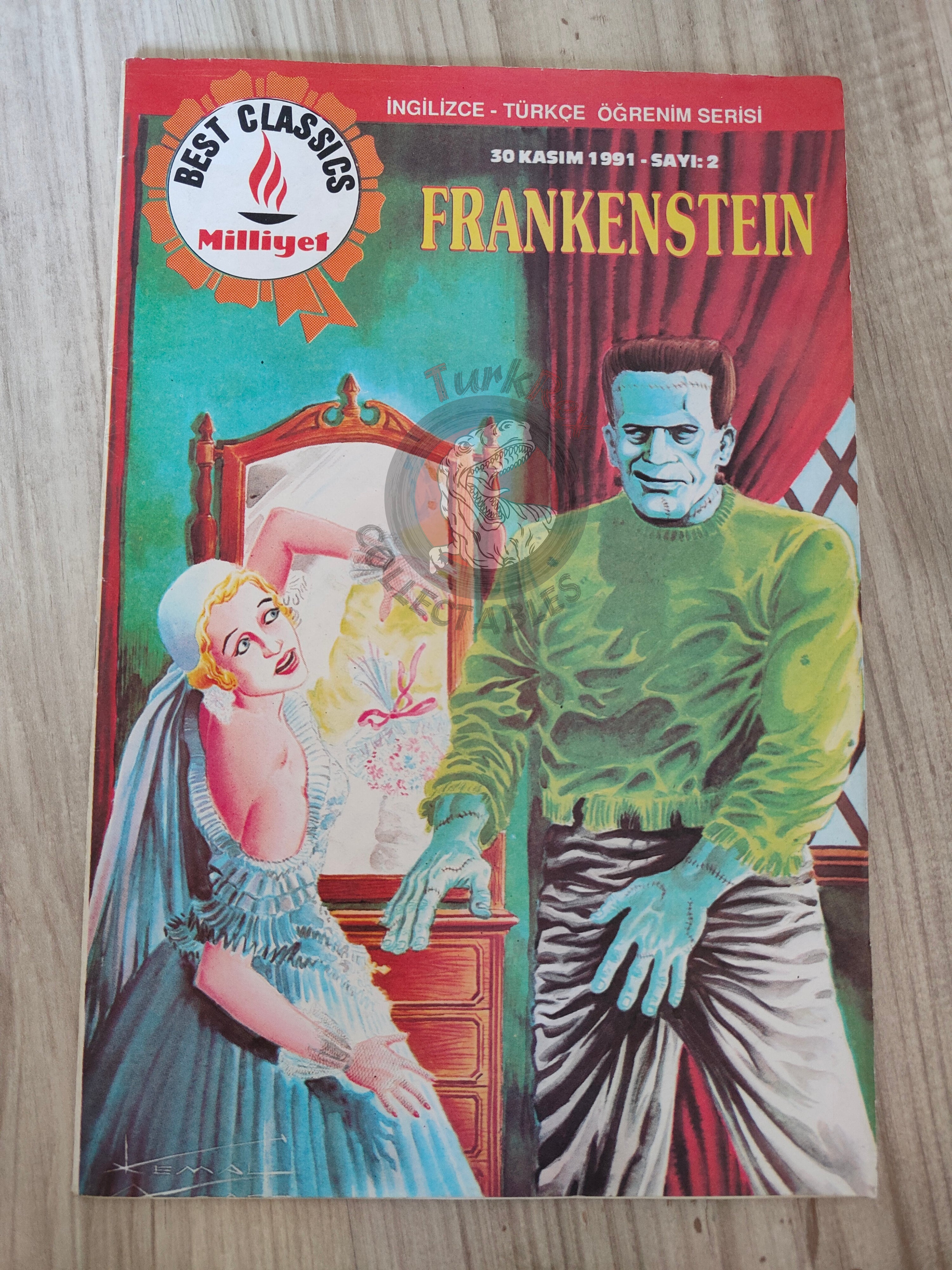 Frankenstein – Mary Shelley Turkish Comic Turkey Classics Illustrated