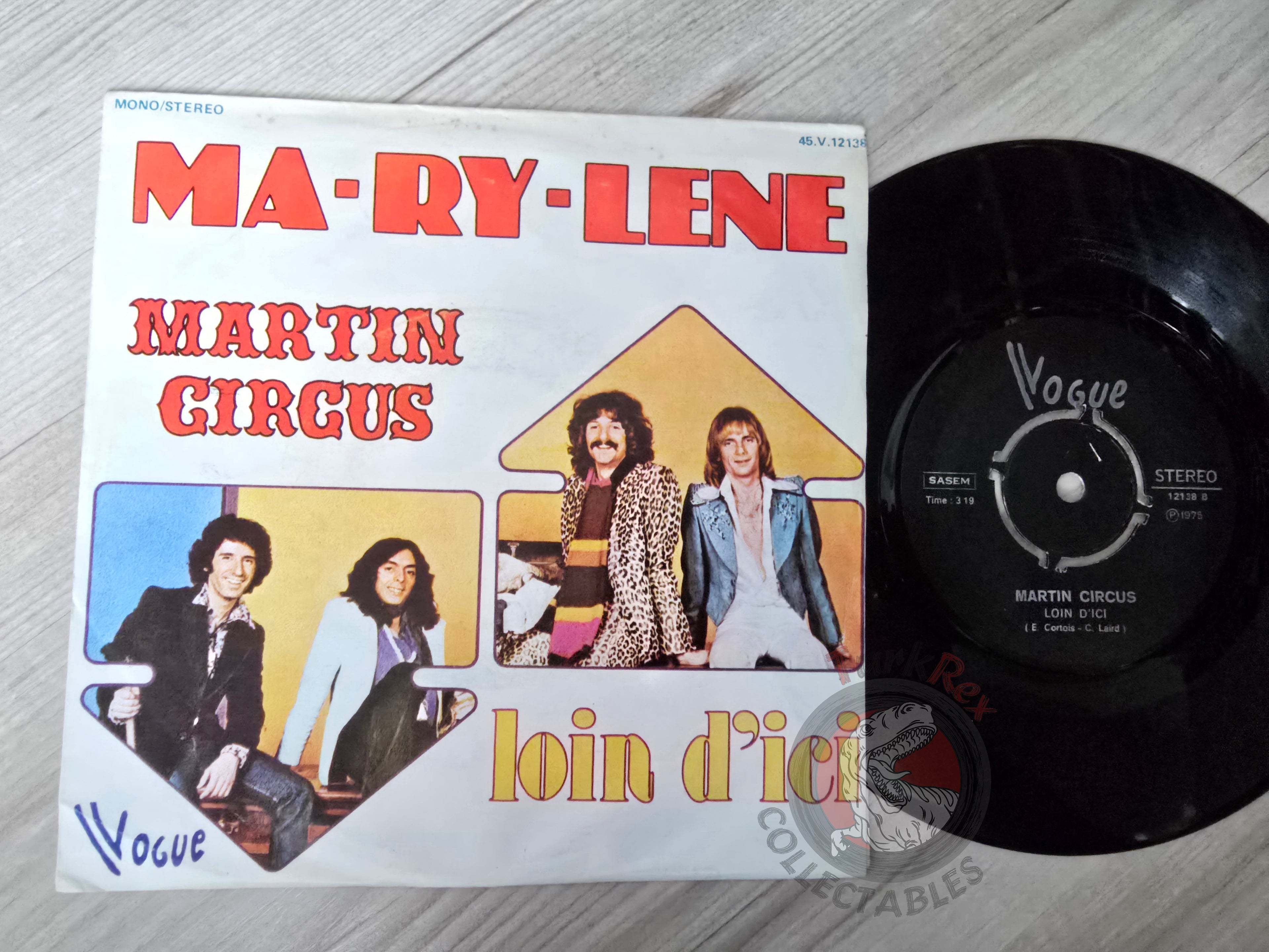 Martin Circus – Ma-ry-lène 7" Turkish Pressing Vinyl Turkey Edition