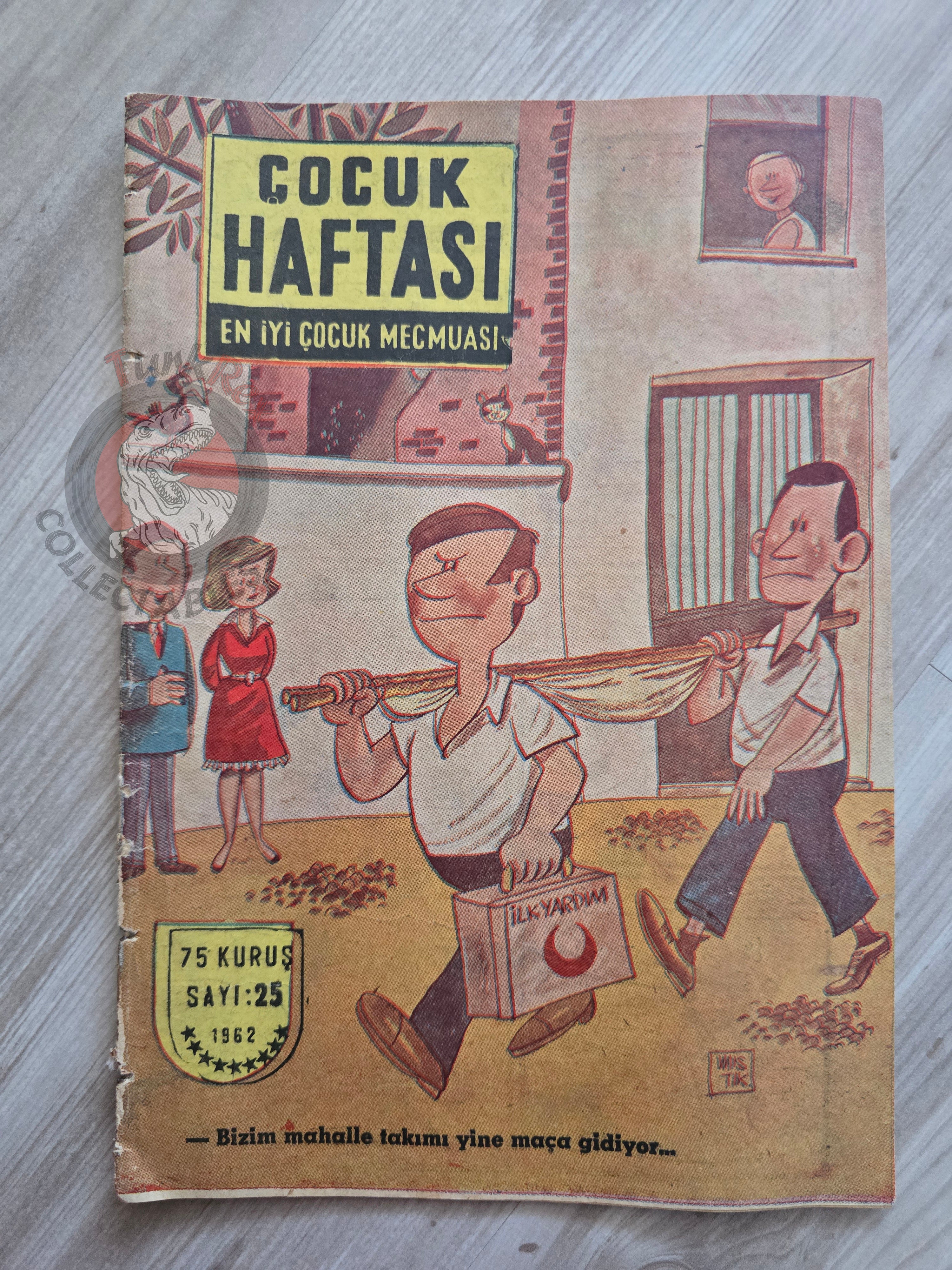 Çocuk Haftası Magazine 1962 Porky Pig Turkish Comic Turkey