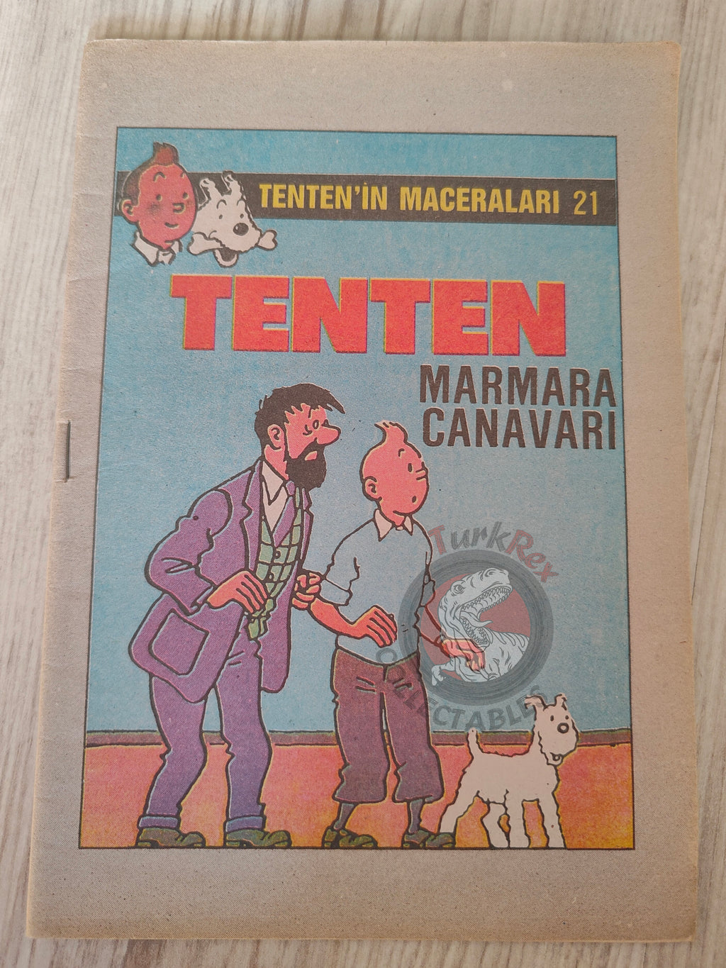 Tintin – Marmara Monster 1989 Turkish Edition Comic Turkey