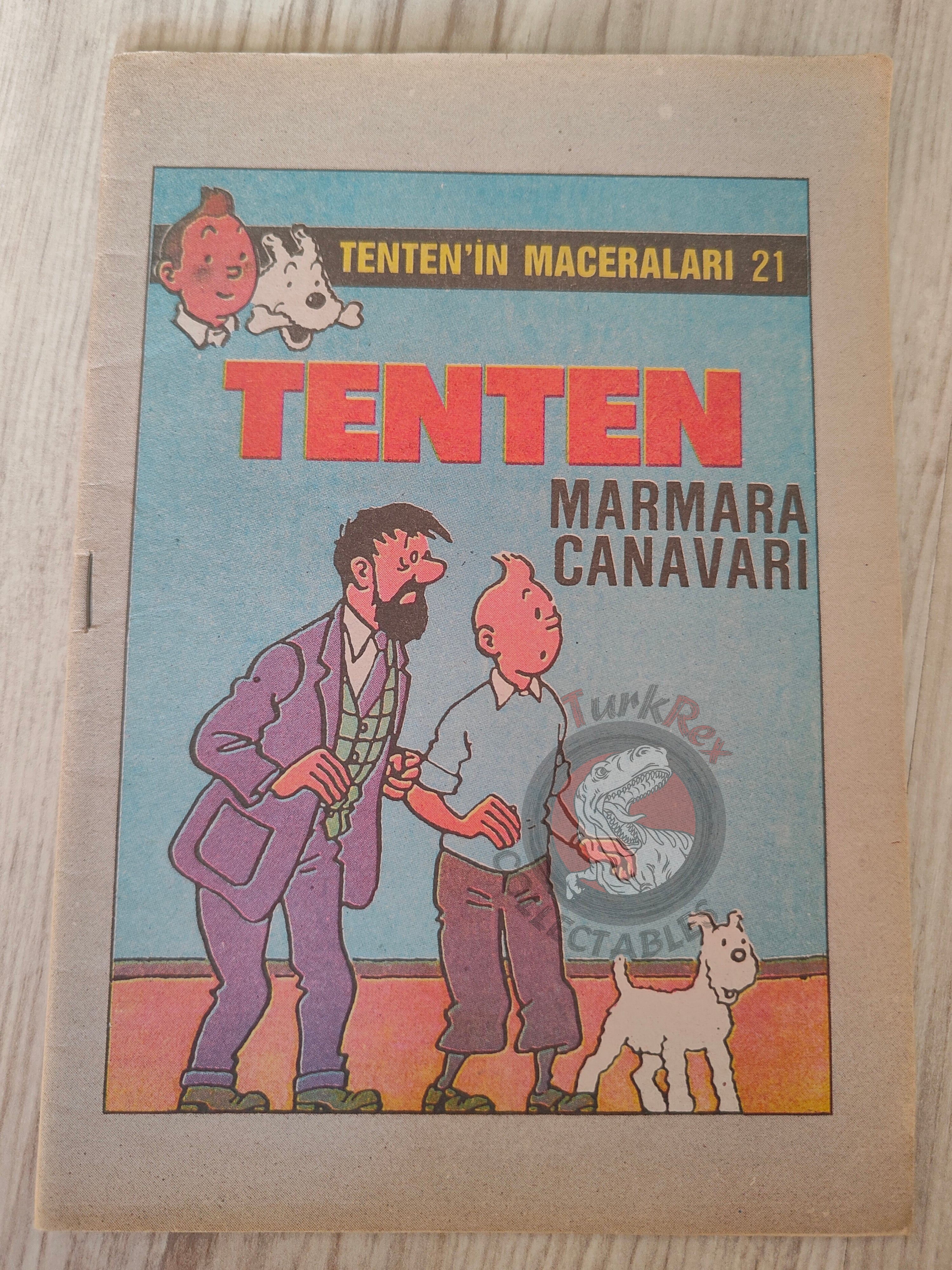 Tintin – Marmara Monster 1989 Turkish Edition Comic Turkey