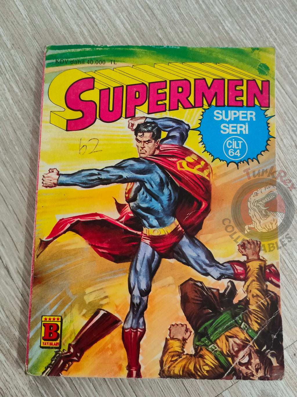Superman Vol #64 1994 Turkish Comic Turkey #366 #367 #199 Flash Superboy