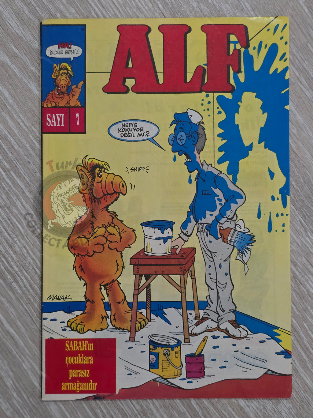 ALF #7 90s Turkish Comic Turkey Marvel