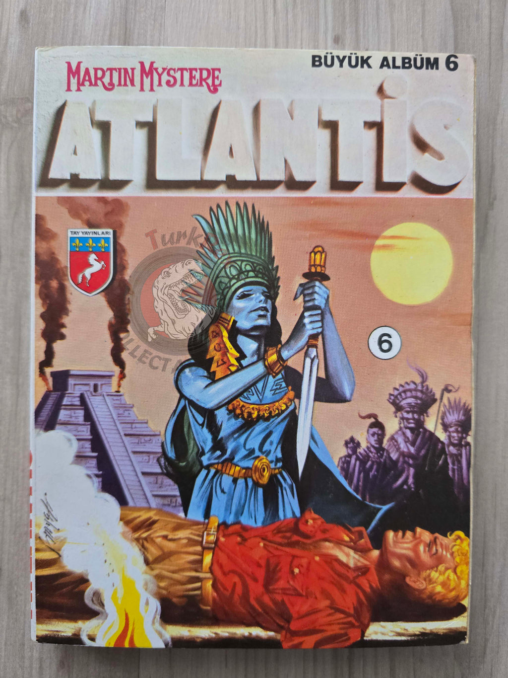 Martin Mystère #6 Il Teschio del Destino 80s Turkish Comic Turkey #11 #13
