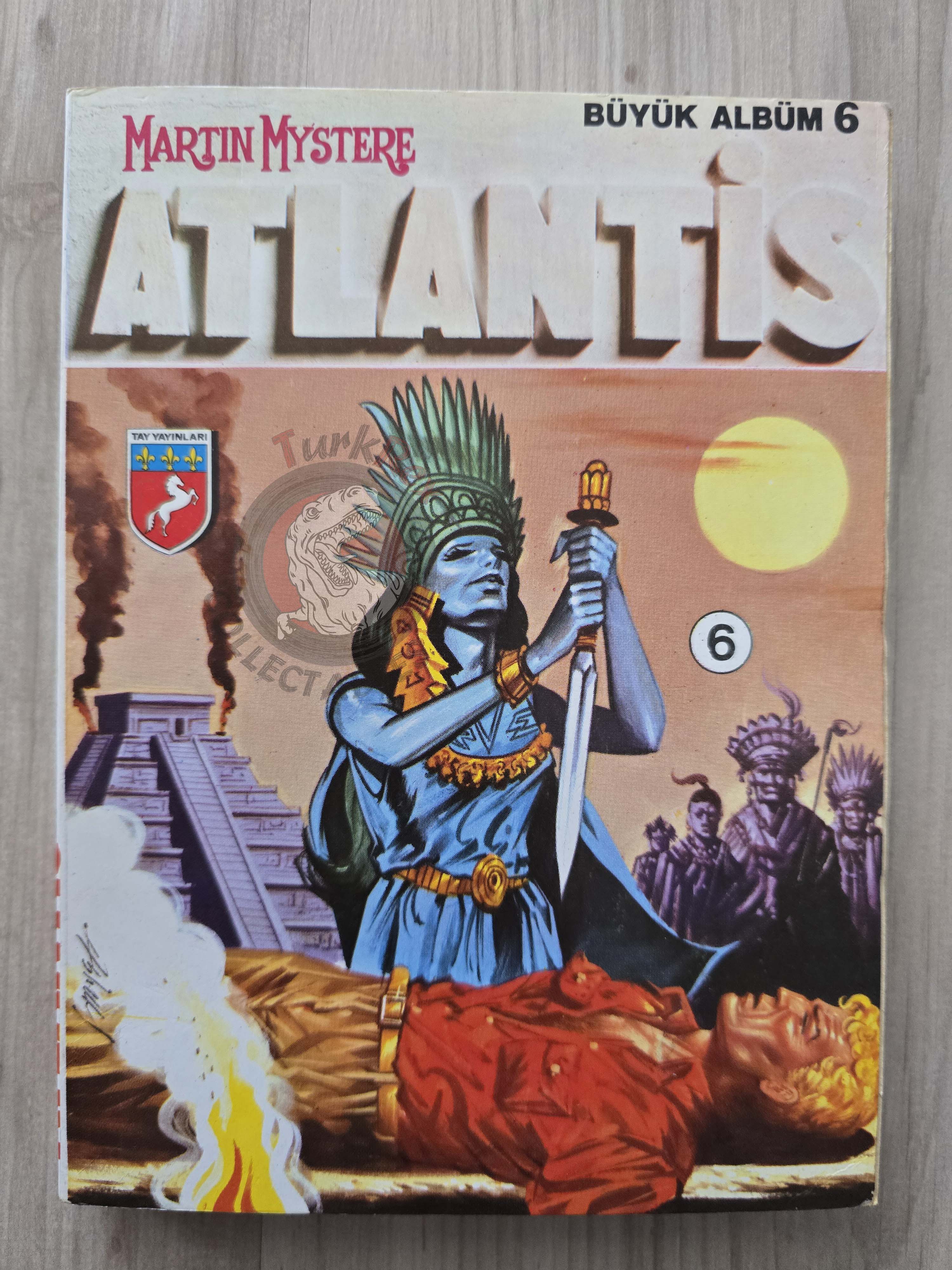 Martin Mystère #6 Il Teschio del Destino 80s Turkish Comic Turkey #11 #13