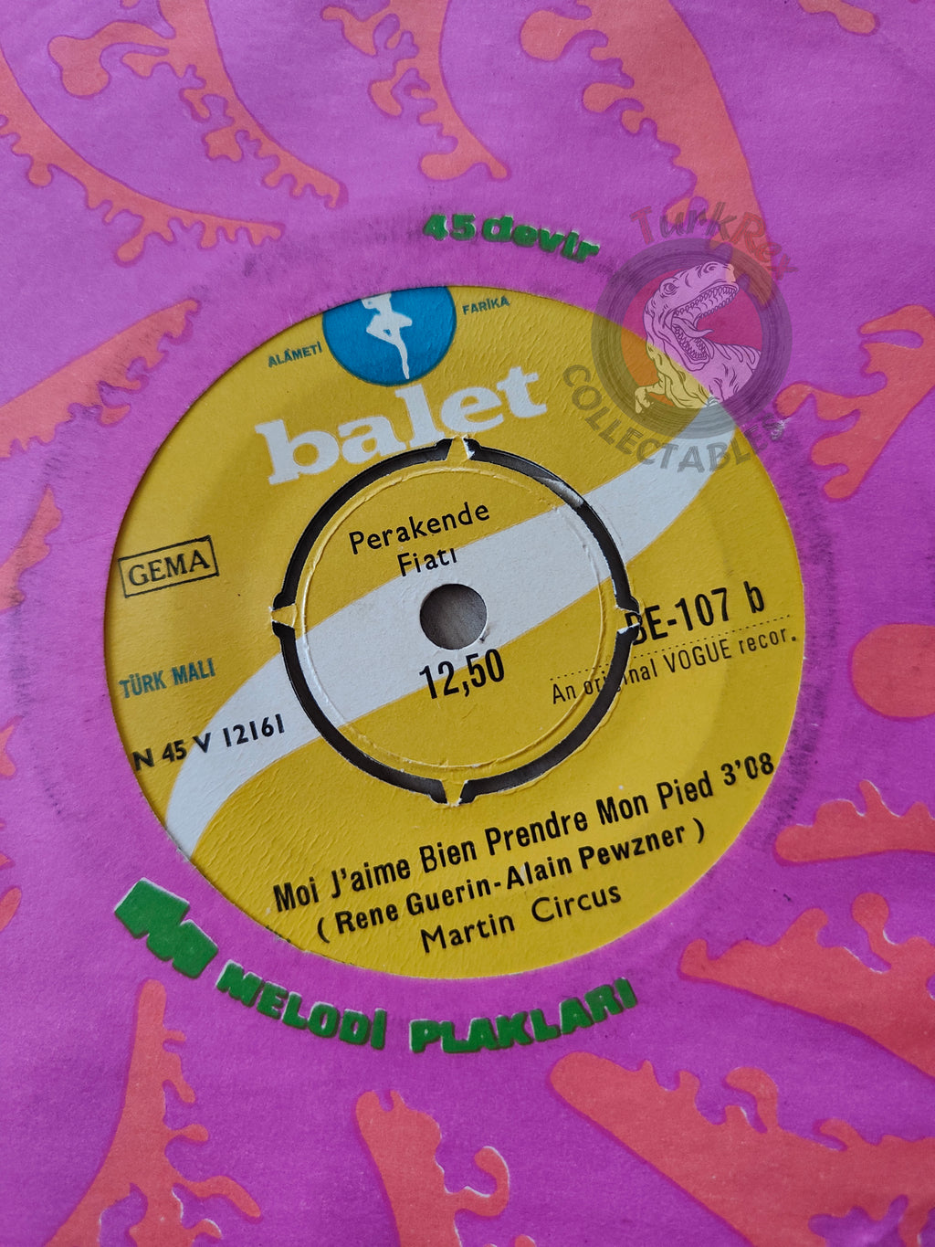 Martin Circus – Je M'Eclate Au Sénégal 7" Turkish Pressing Vinyl Turkey Edition