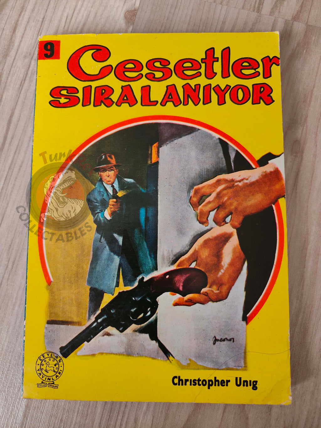 Christopher Monig – The Burned Man 1963 1st Turkish Book Turkey Uniq