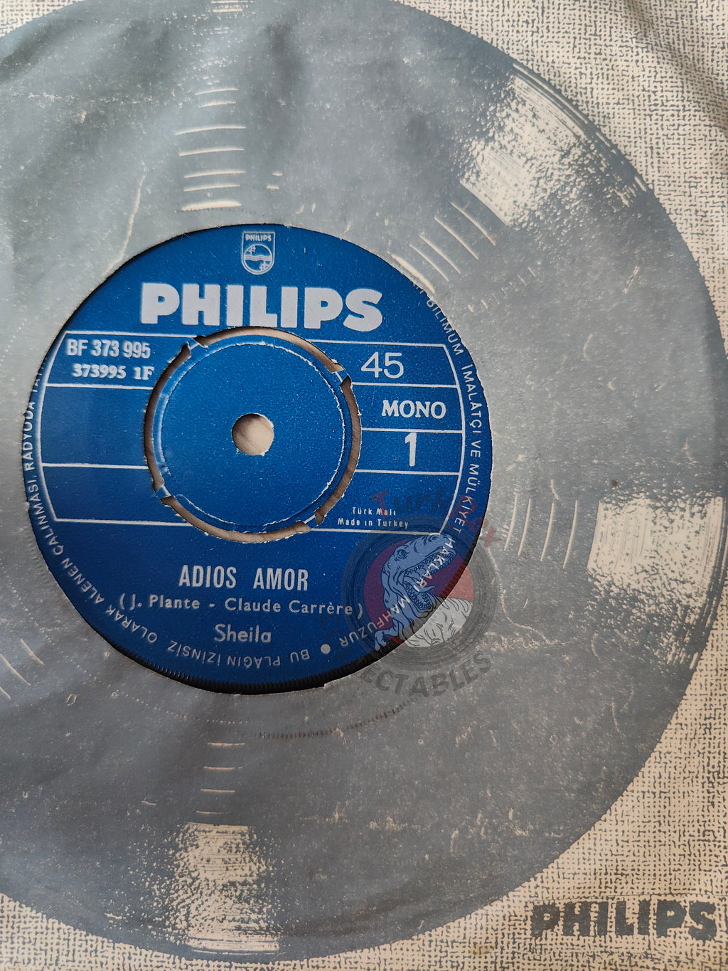 Sheila – Adios Amor 7" Turkish Pressing Vinyl Turkey Edition
