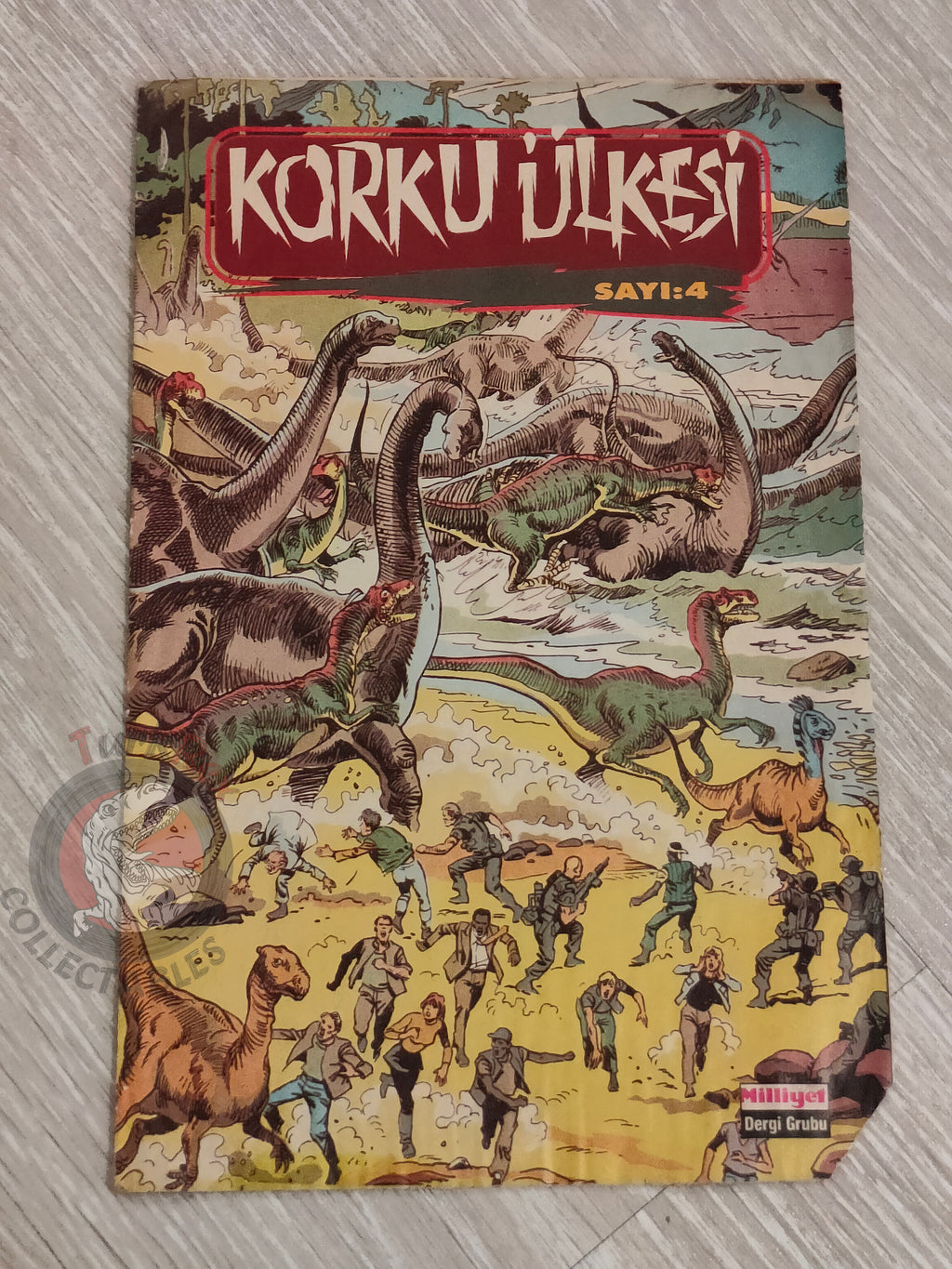 Dreadlands #4 1990s Turkish Edition Comic Turkey Newspaper Giveaway