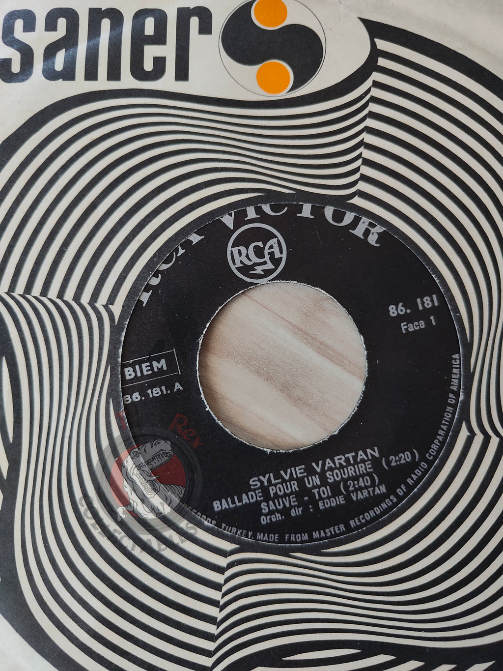 Sylvie Vartan – Ballade Pour Un Sourire 7" Turkish Pressing Vinyl Turkey Edition