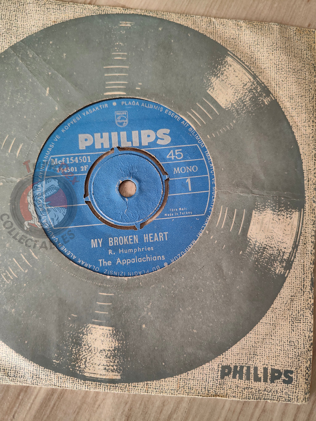 The Appalachians – My Broken Heart 7" Turkish Pressing Vinyl Turkey Edition