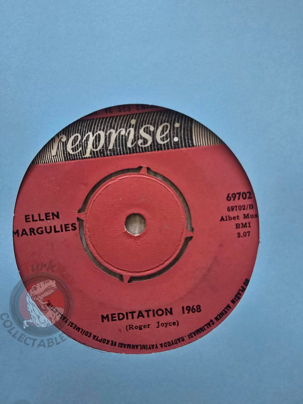 Ellen Margulies – The White Pony 7" Turkish Pressing Vinyl Turkey Edition