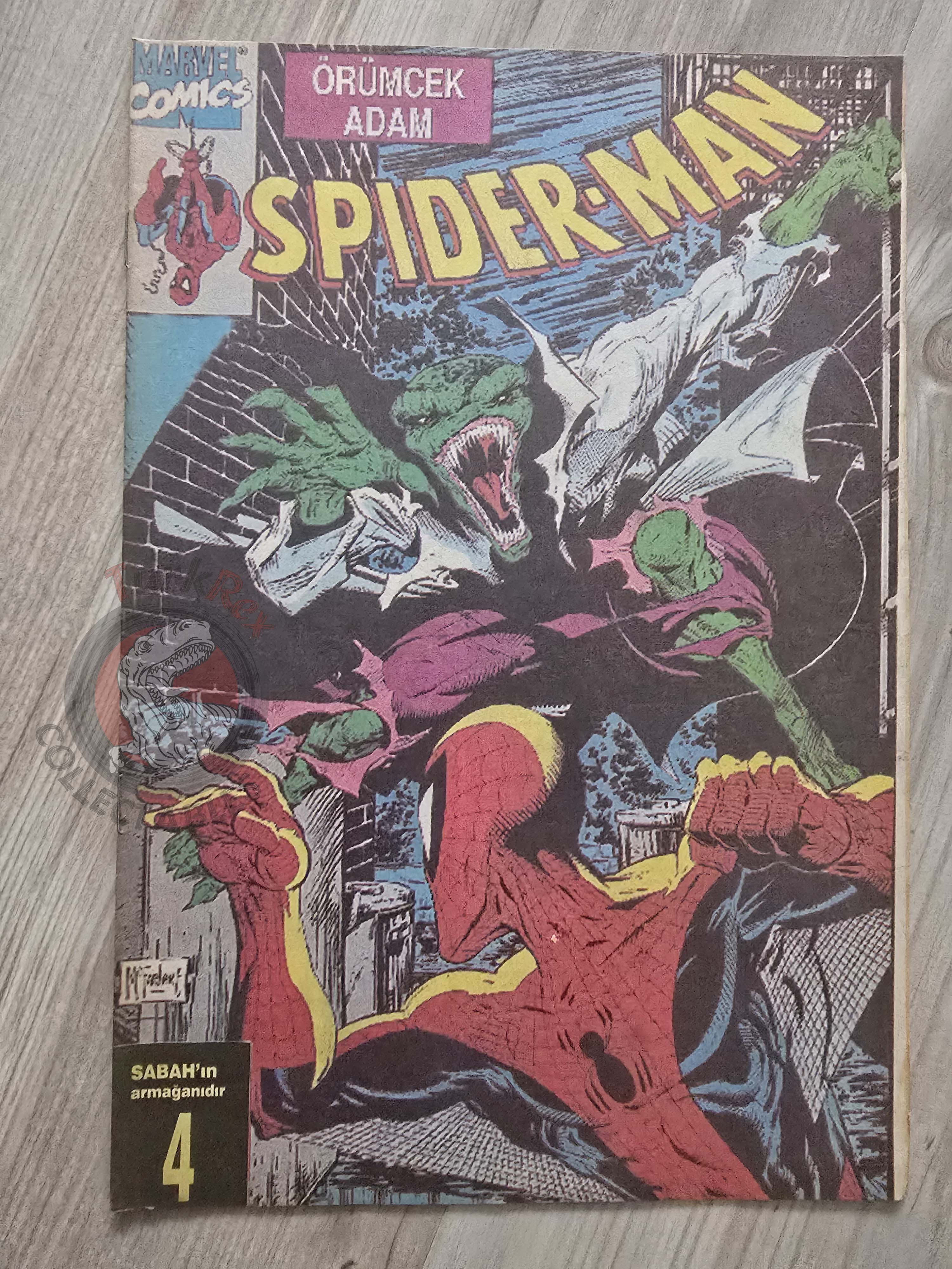 Spider-Man #4 1990s Turkish Comic Turkey Spider-Man #2 Todd McFarlane