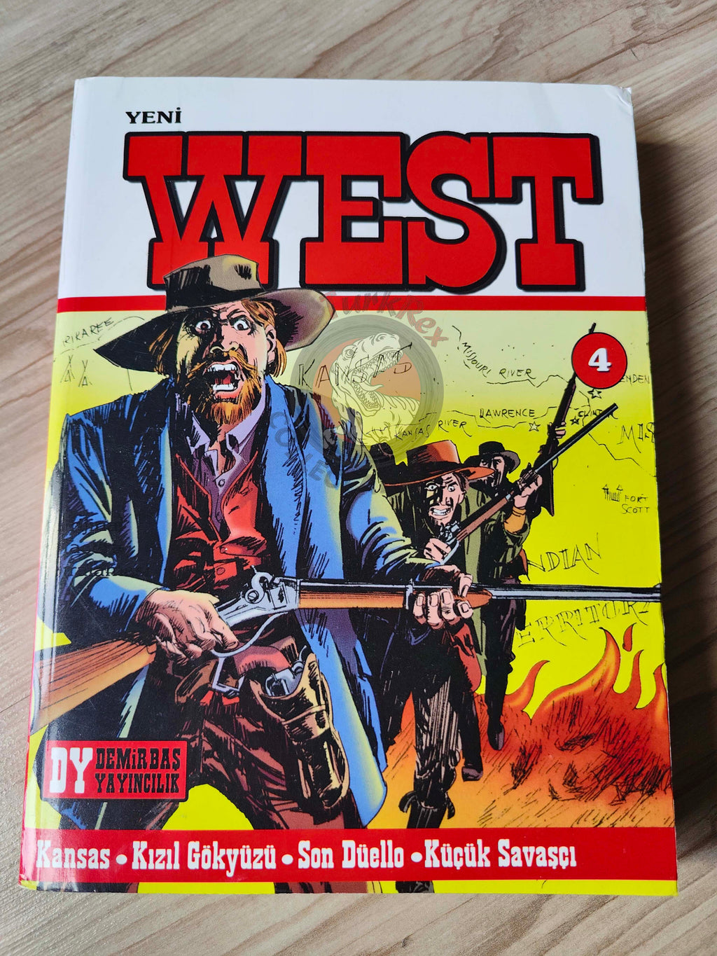 Storia del West Vol #4 Kansas Turkish Comic Turkey #13 #14 #15 #16