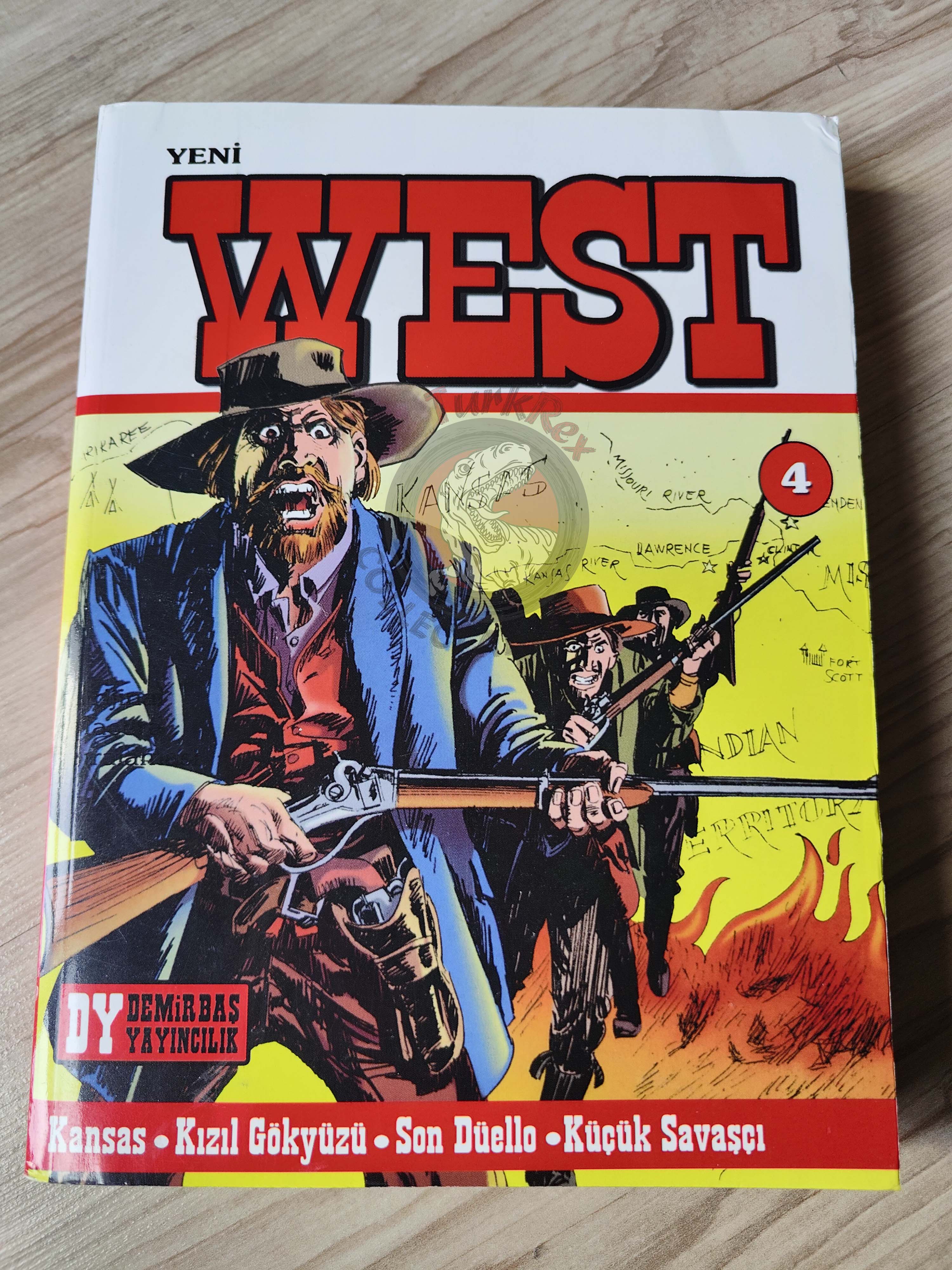 Storia del West Vol #4 Kansas Turkish Comic Turkey #13 #14 #15 #16
