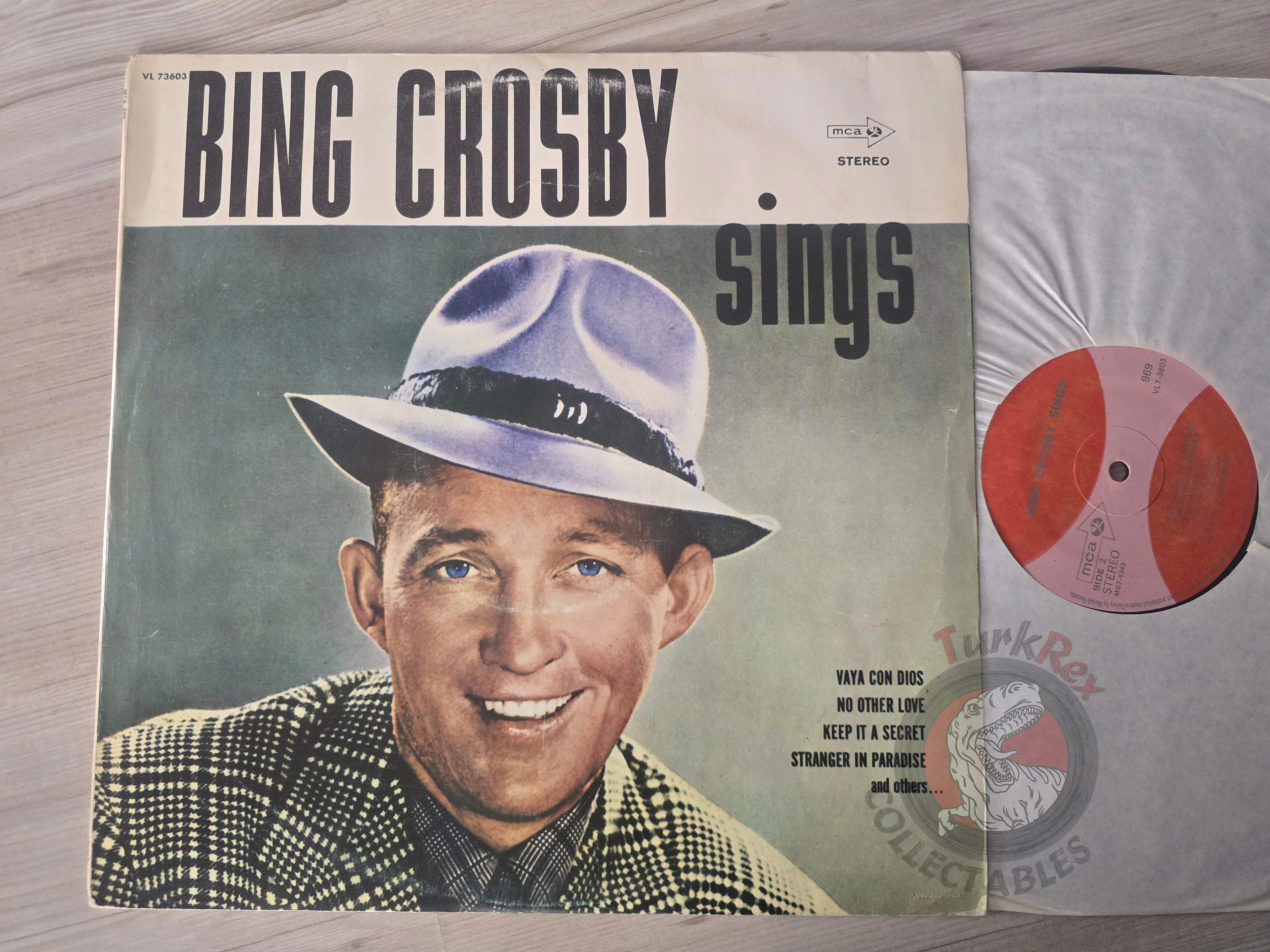 Bing Crosby – Bing Crosby Sings Turkish Pressing Vinyl Turkey Edition