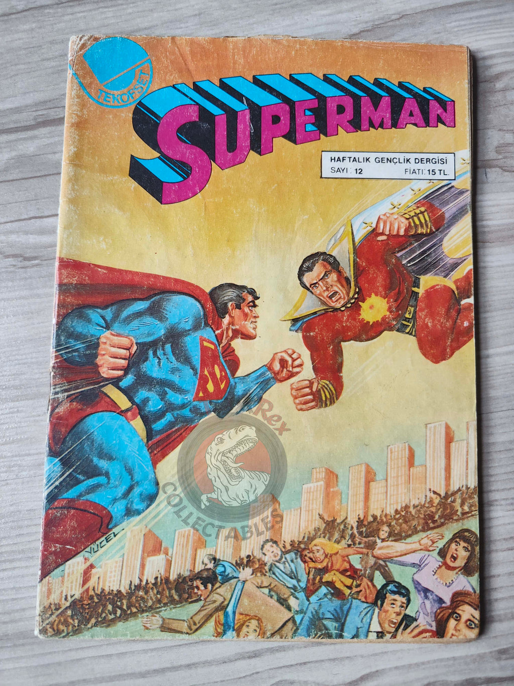 Superman #12 1980 Turkish Comic Turkey #276 #303 Family #192 Krypto the Superdog