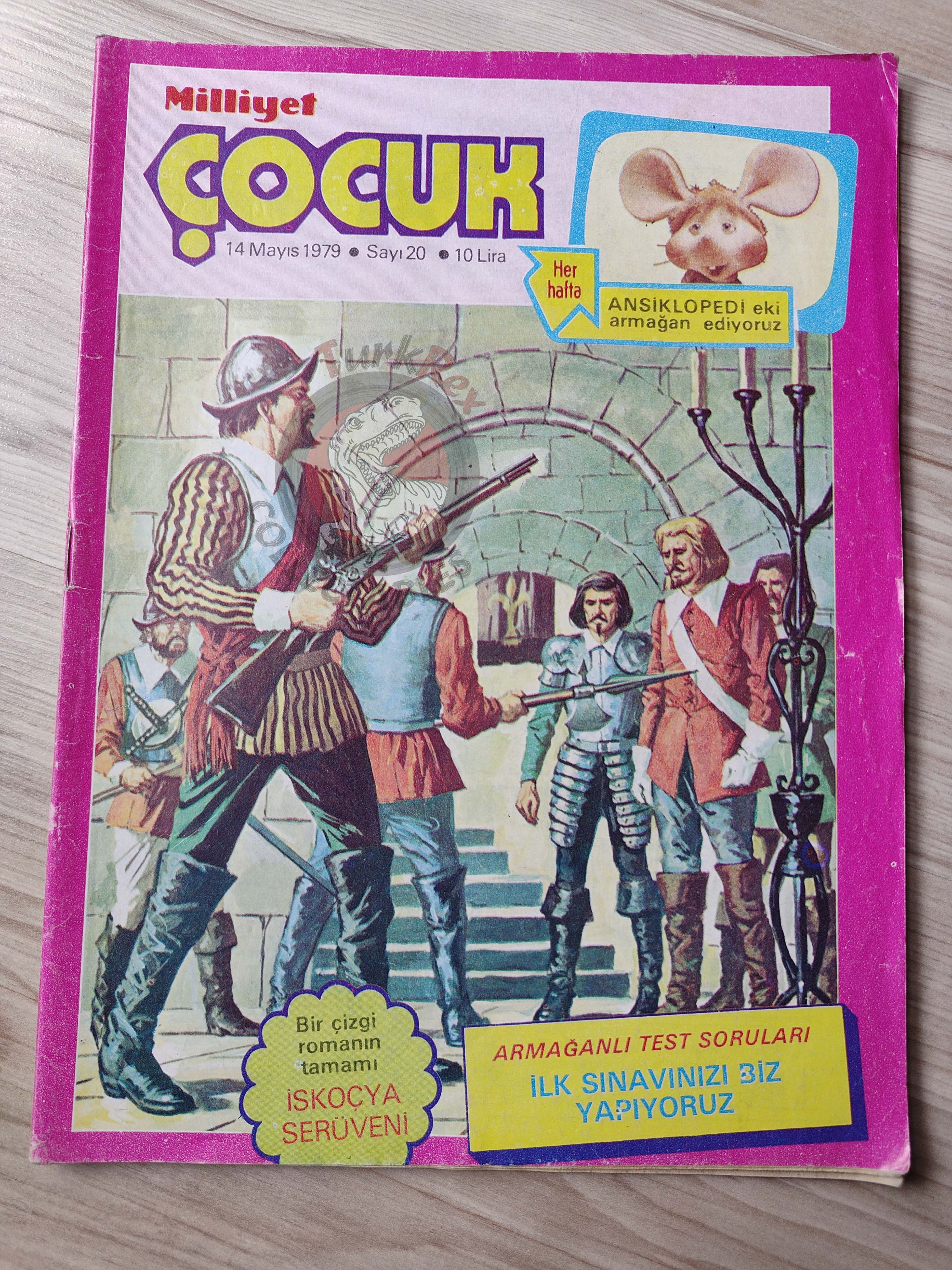 Milliyet Çocuk #20 1979 Turkish Comic Turkey Joyas Literarias Juveniles #74 Walter Scott