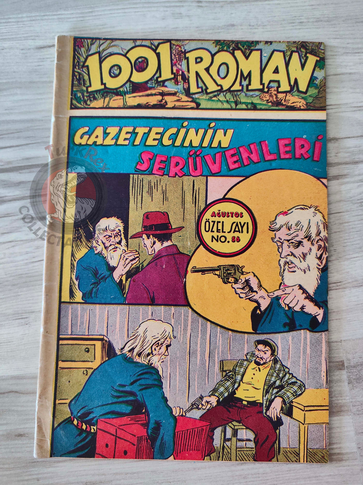 1001 Roman 1944 Adventures of the Journalist Turkish Comic Mag Turkey