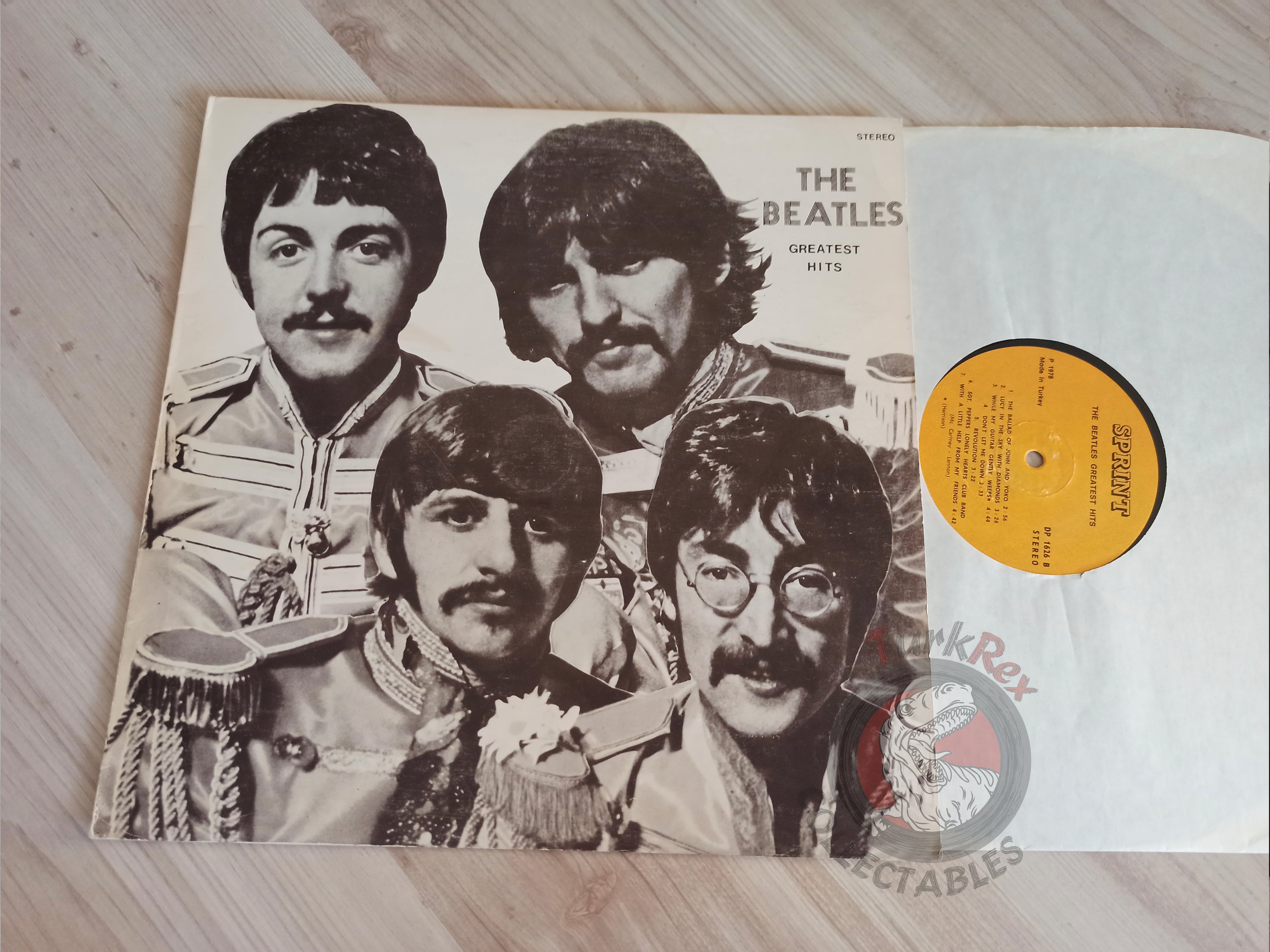 Beatles - Greatest Hits Turkish Pressing Vinyl Turkey Edition