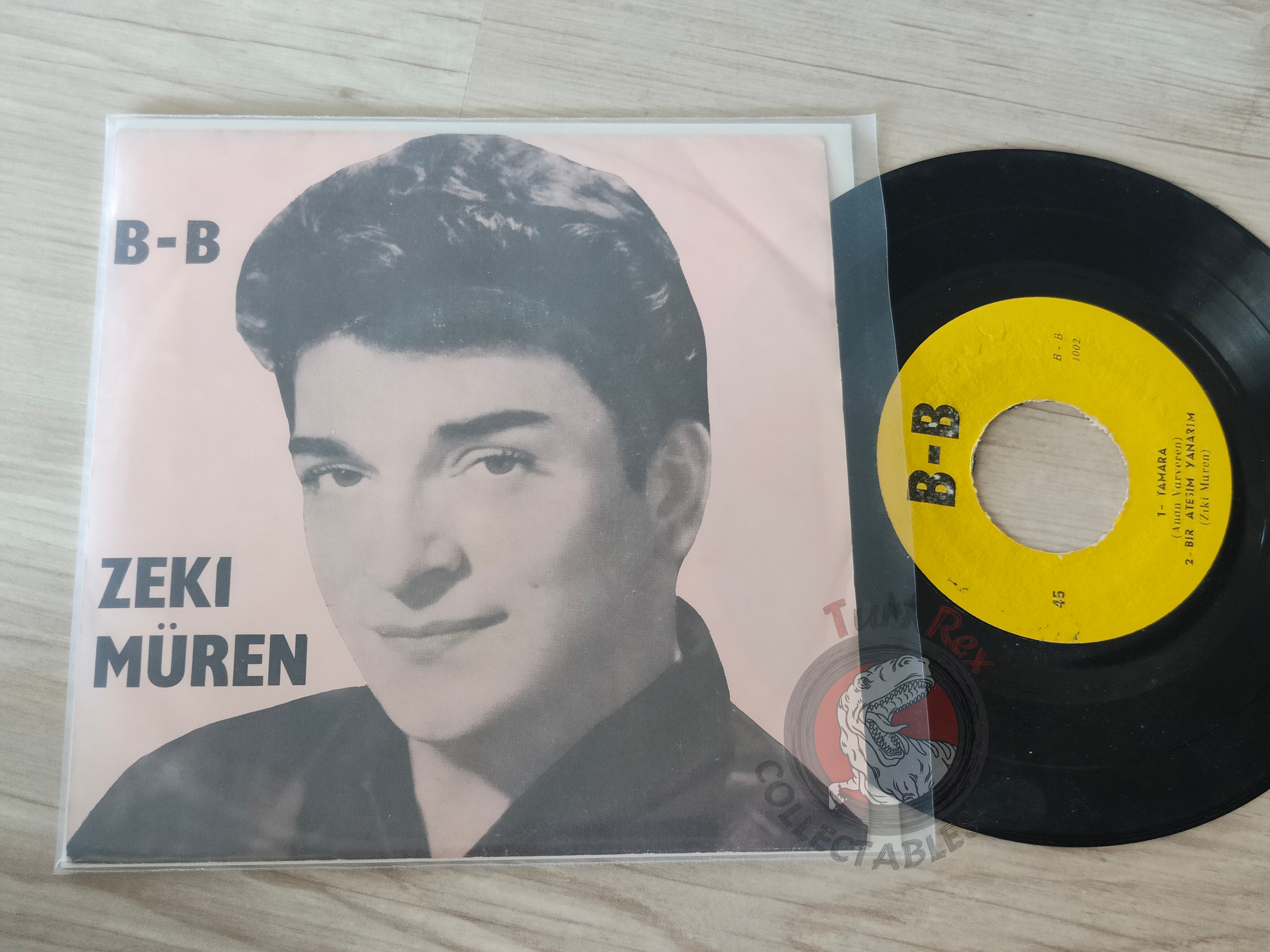 Zeki Müren – Tamara, Bir Ateşim Yanarım 7" Iran Pressing Vinyl Iranian Edition