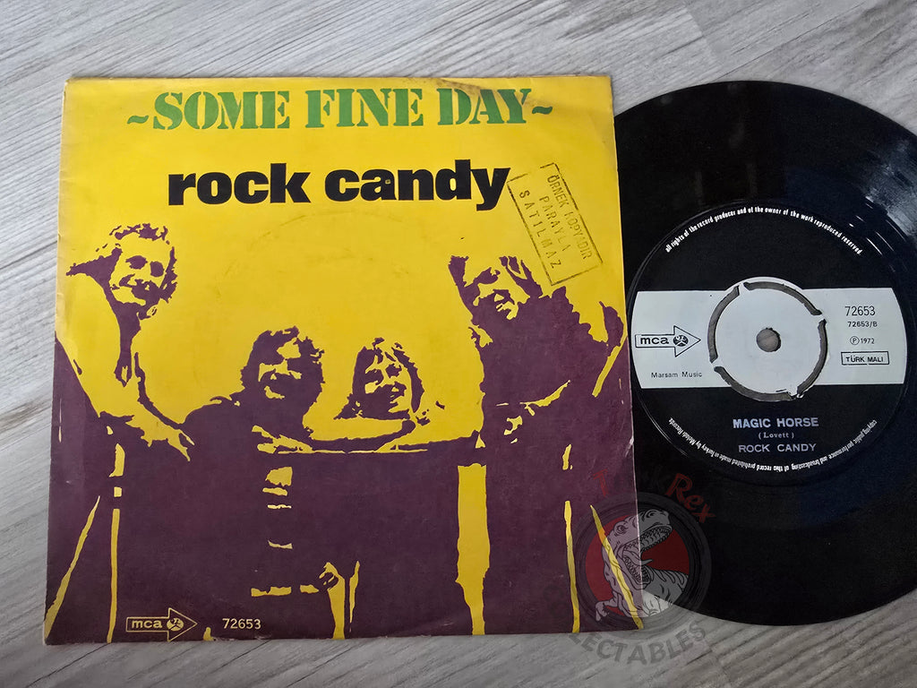 Rock Candy – Some Fine Day 7" Promo Turkish Pressing Vinyl Turkey Edition