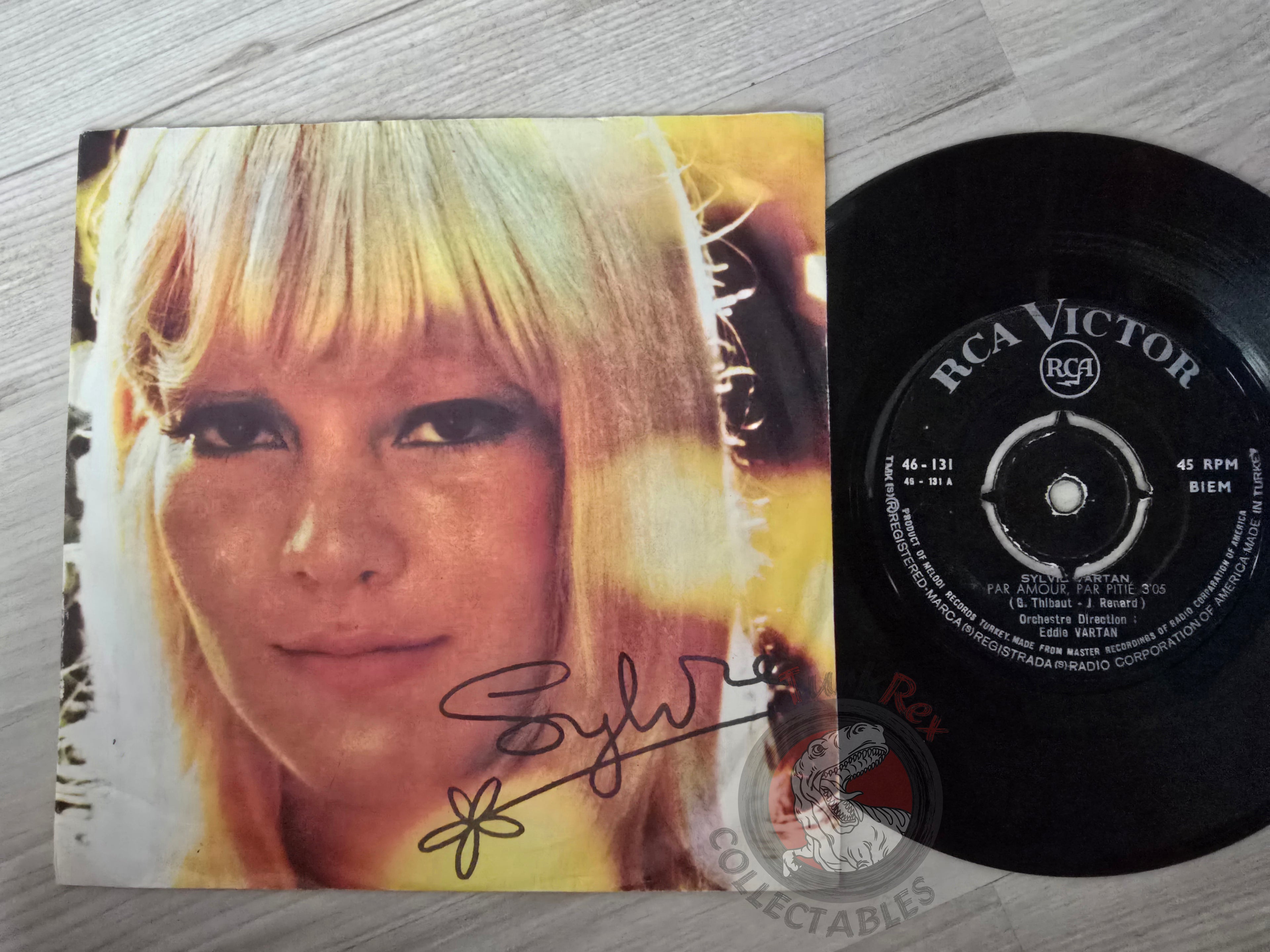 Sylvie Vartan – Par Amour, Par Pitié 7" Turkish Pressing Vinyl Turkey Edition