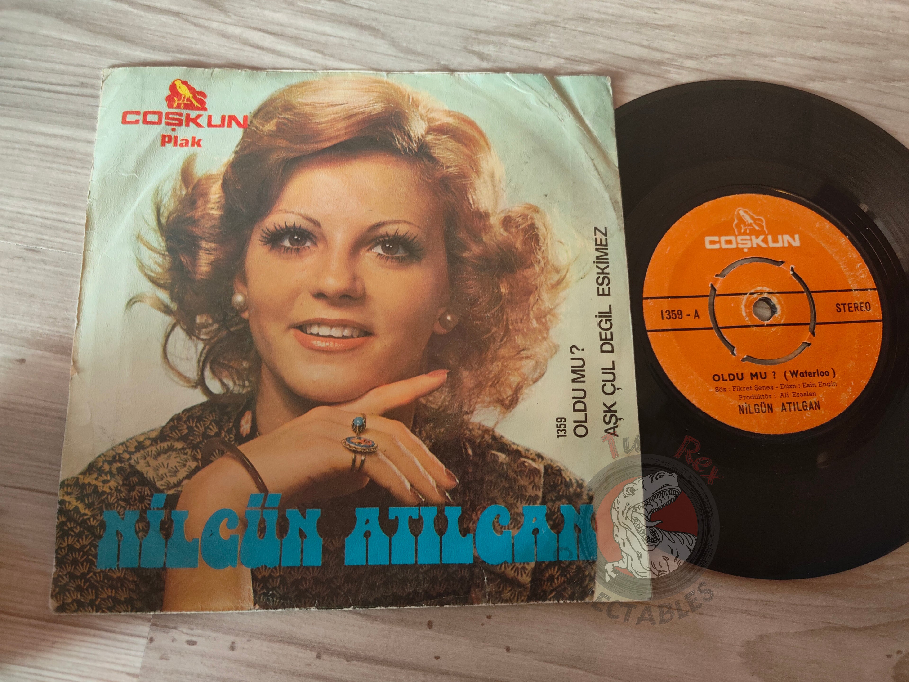Nilgün Atılgan – Oldu Mu? Waterloo 7" Turkish Pressing Vinyl Turkey Edition
