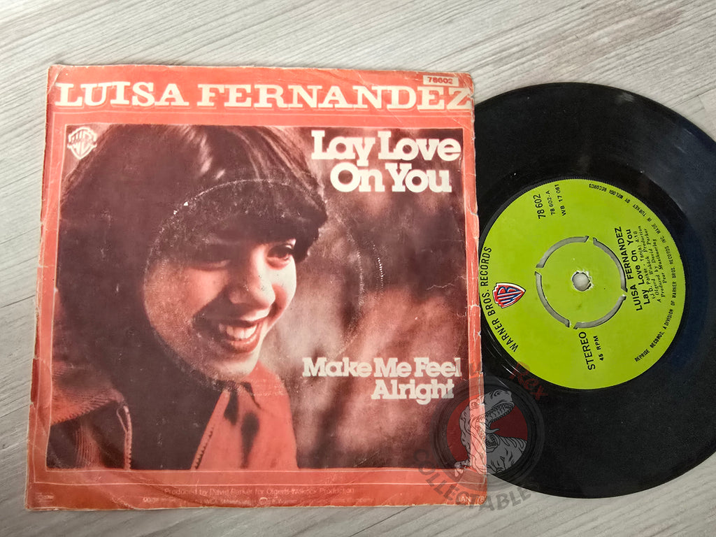 Luisa Fernandez – Lay Love On You 7" Turkish Pressing Vinyl Turkey Edition Warner Bros