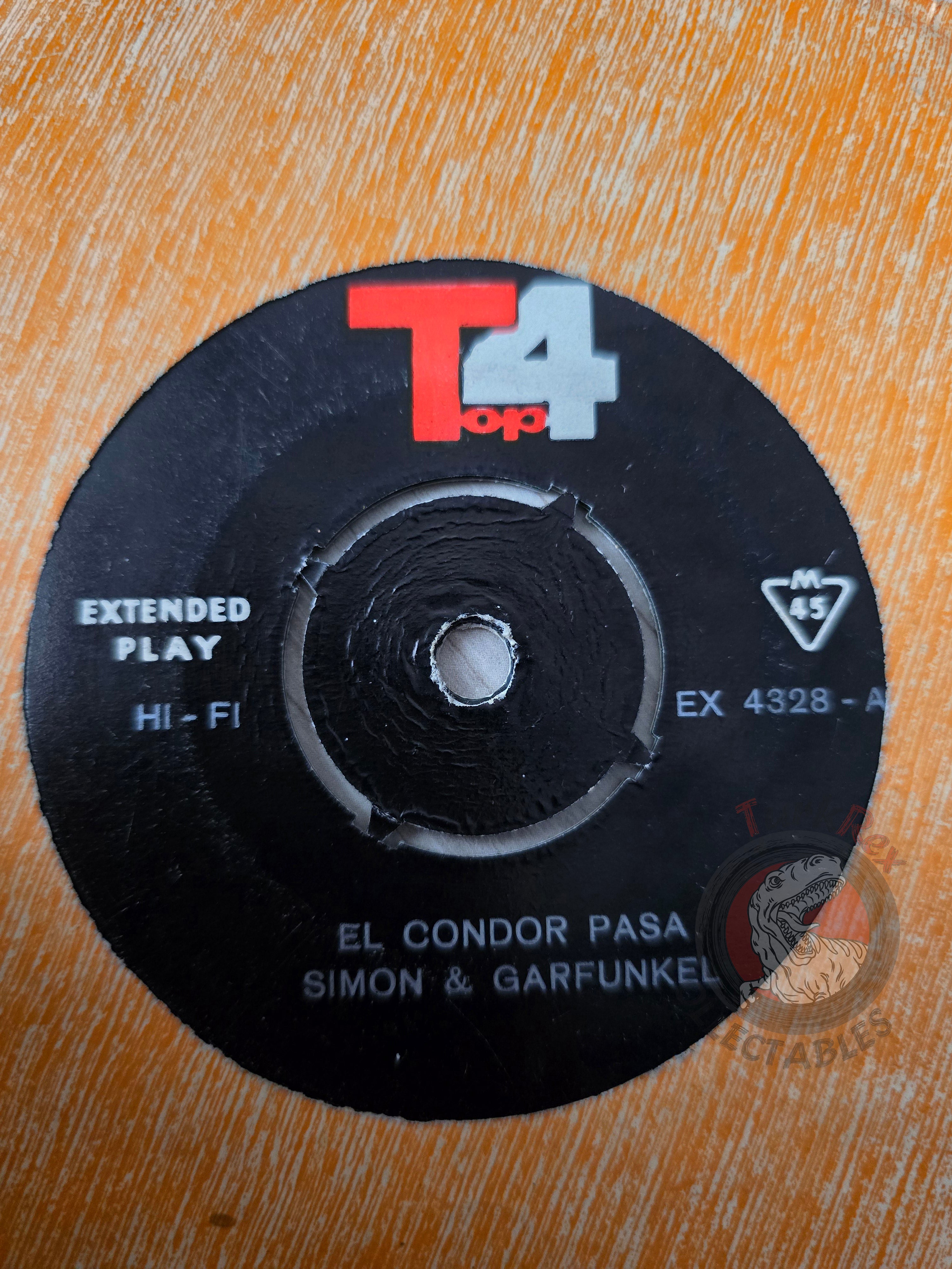Simon & Garfunkel – El Condor Pasa 7" Iran Pressing Vinyl Iranian Edition