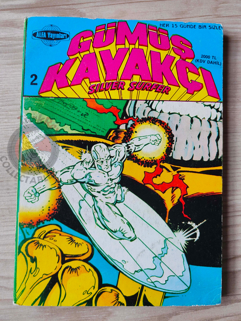 Silver Surfer Vol #2 1988 Turkish Comic Turkey #4 #5 #6  Super-Villain Classics #1