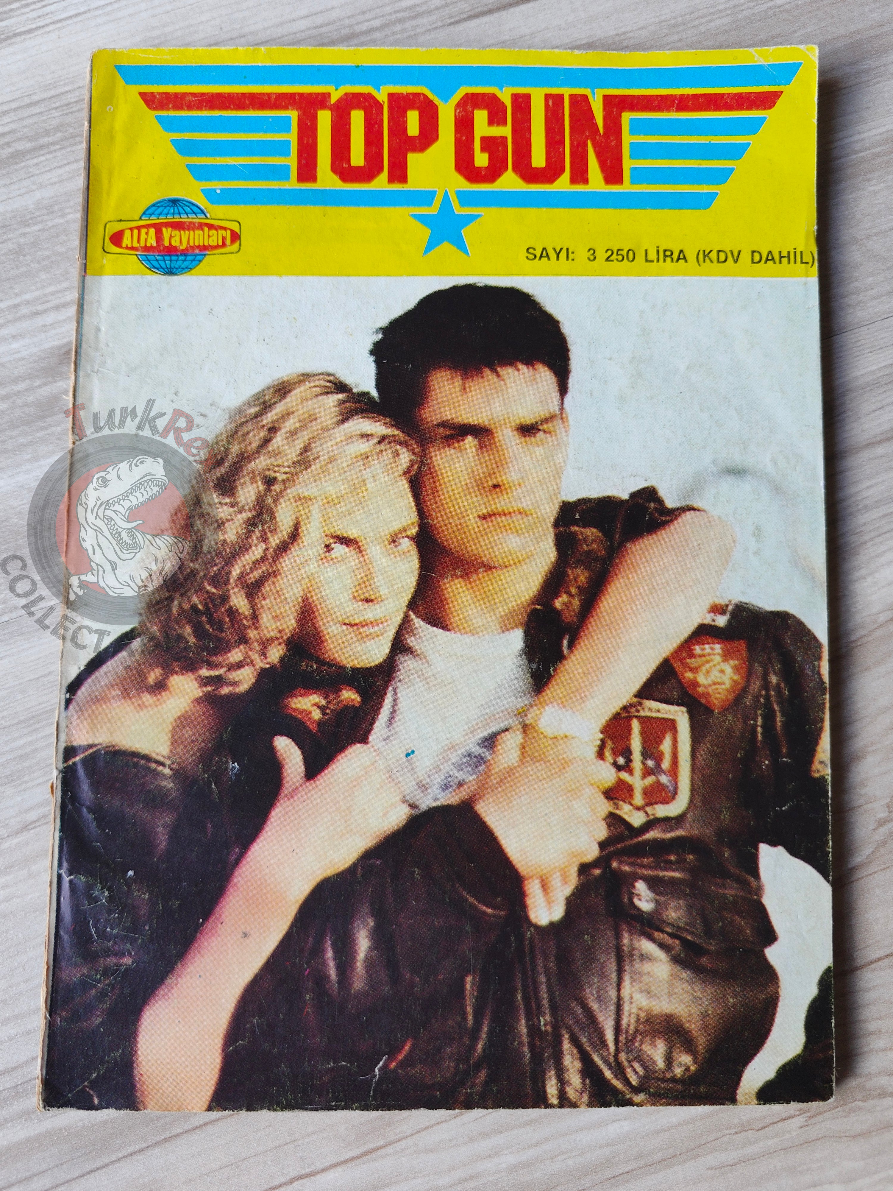 Top Gun #3 1987 Tom Cruise Cover Turkish Comic Turkey
