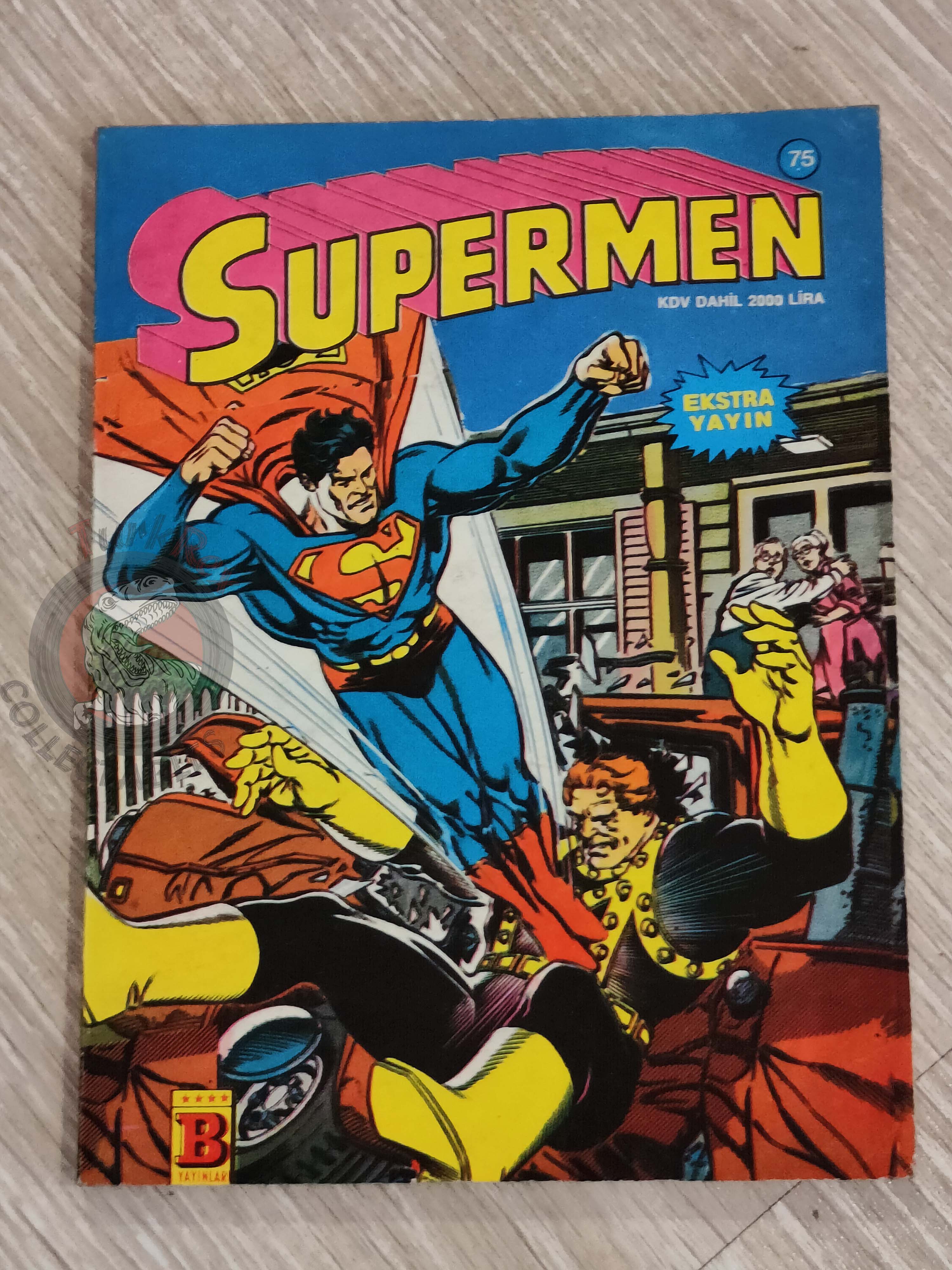 Superman #75 1990 Turkish Comic Turkey Adventures of #443  #430 Action Comics #401 #402