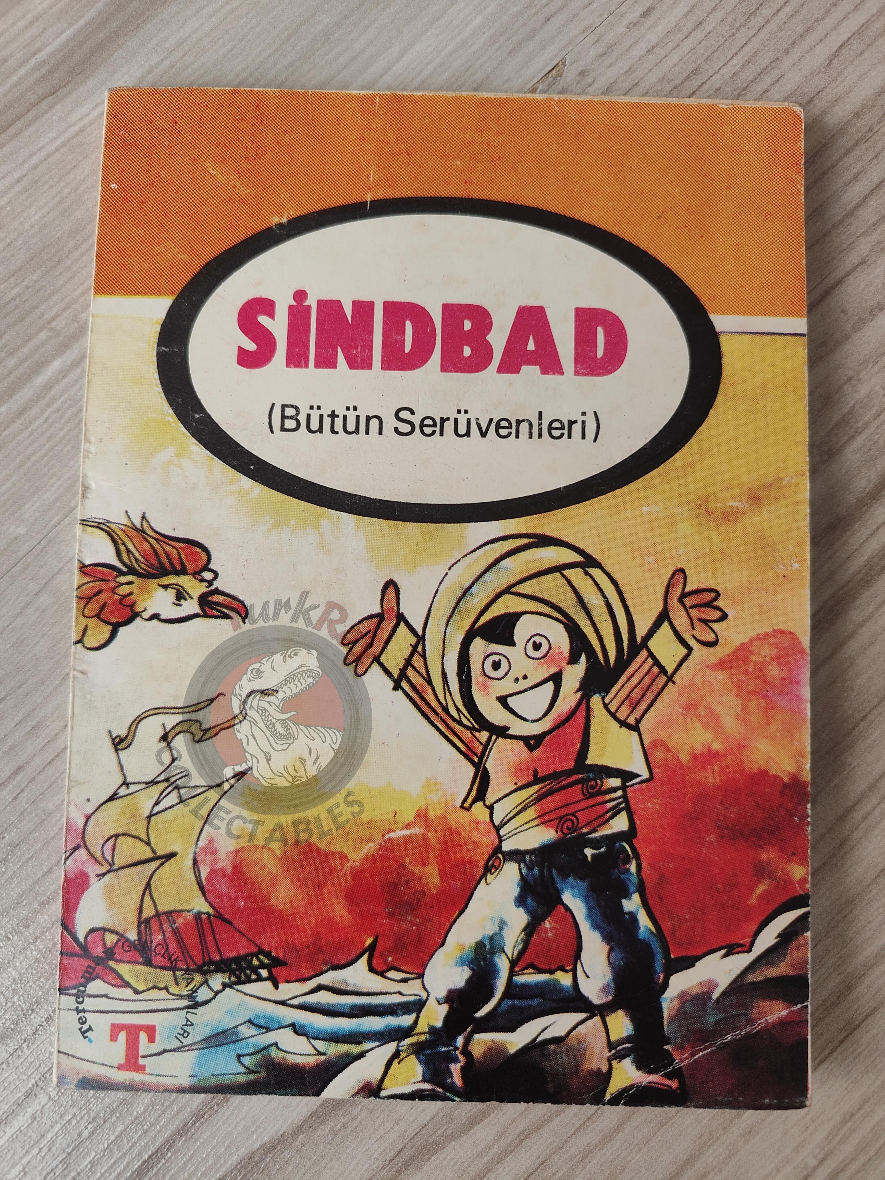 Sinbad the Sailor 1978 Turkish Book Turkey 1001 Nights Illustrated