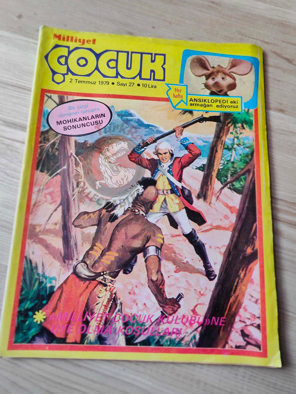 Milliyet Çocuk #27 1979 Turkish Comic Turkey Joyas Literarias Juveniles #12 Fenimore Cooper