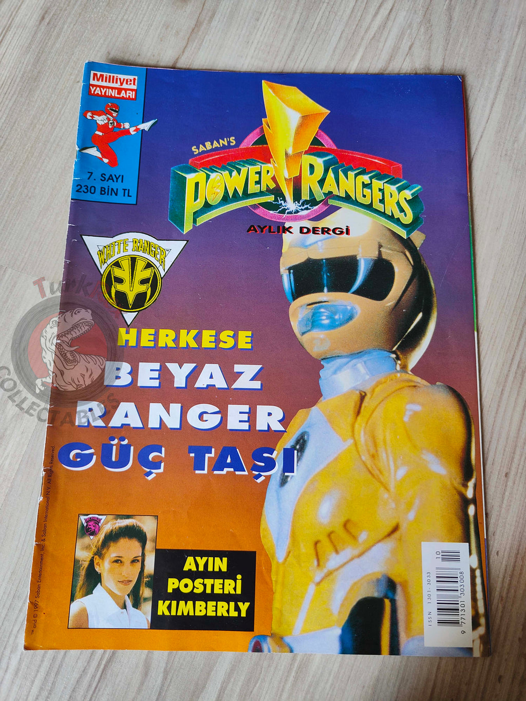 Power Rangers #7 1997 Turkish Comic Mag Turkey Mighty Morphin