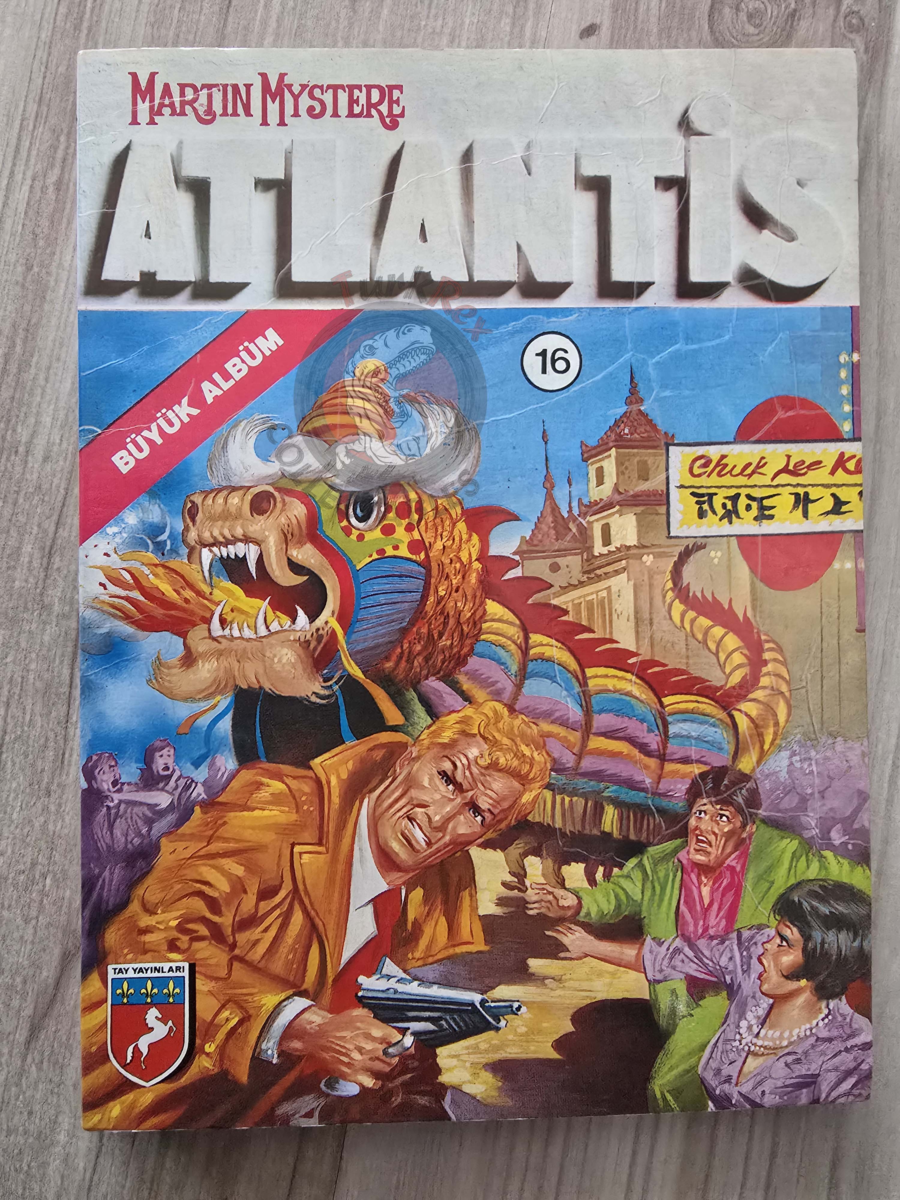 Martin Mystère #16 La Falce del Druido 80s Turkish Comic Turkey #50 #48