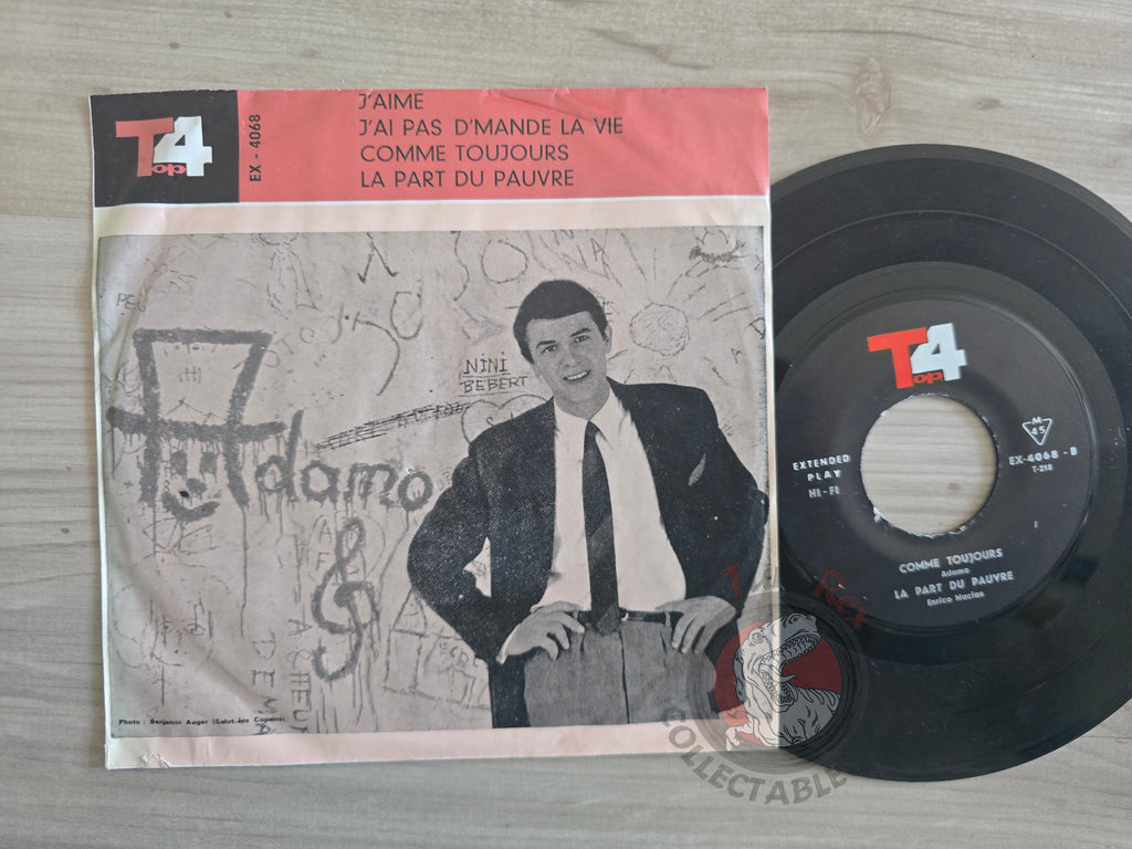 Adamo / Enrico Macias – J'aime 7" Iran Pressing Vinyl Iranian Edition 2