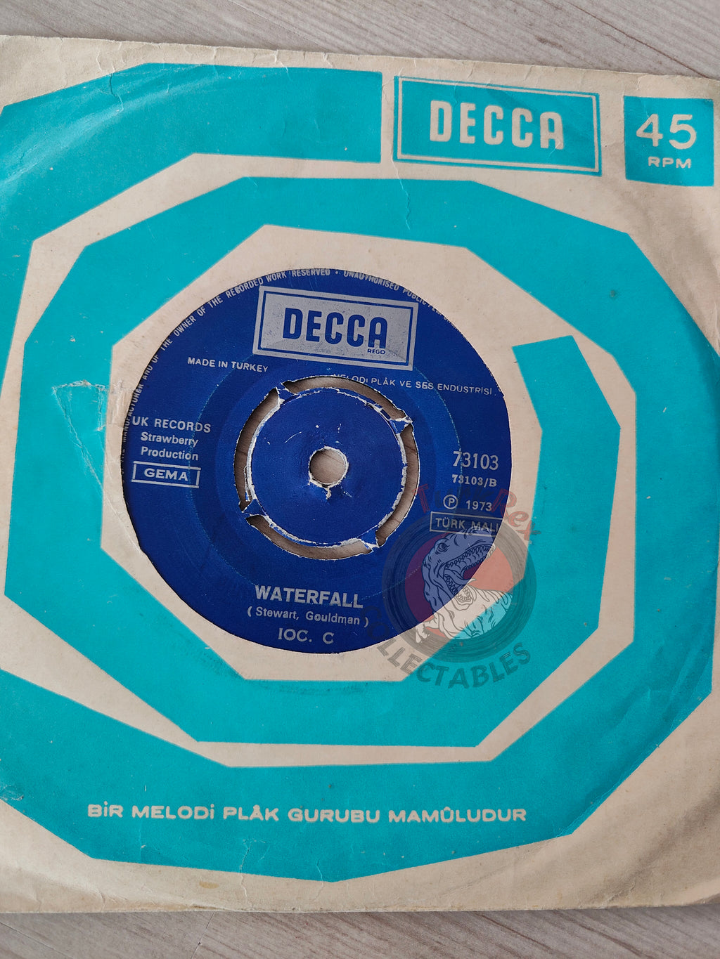 10cc – Rubber Bullets 7" Turkish Pressing Vinyl Turkey Edition