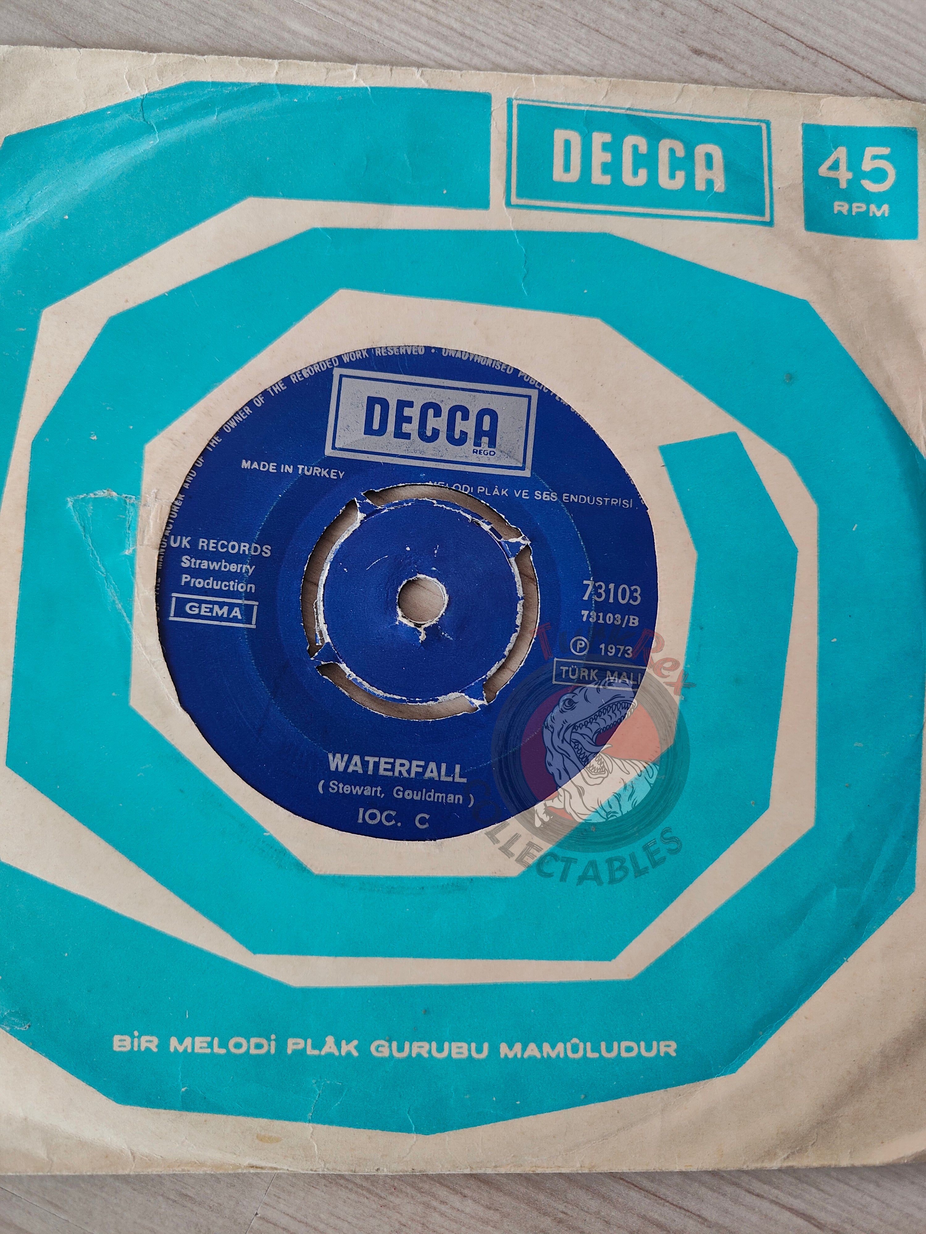 10cc – Rubber Bullets 7" Turkish Pressing Vinyl Turkey Edition