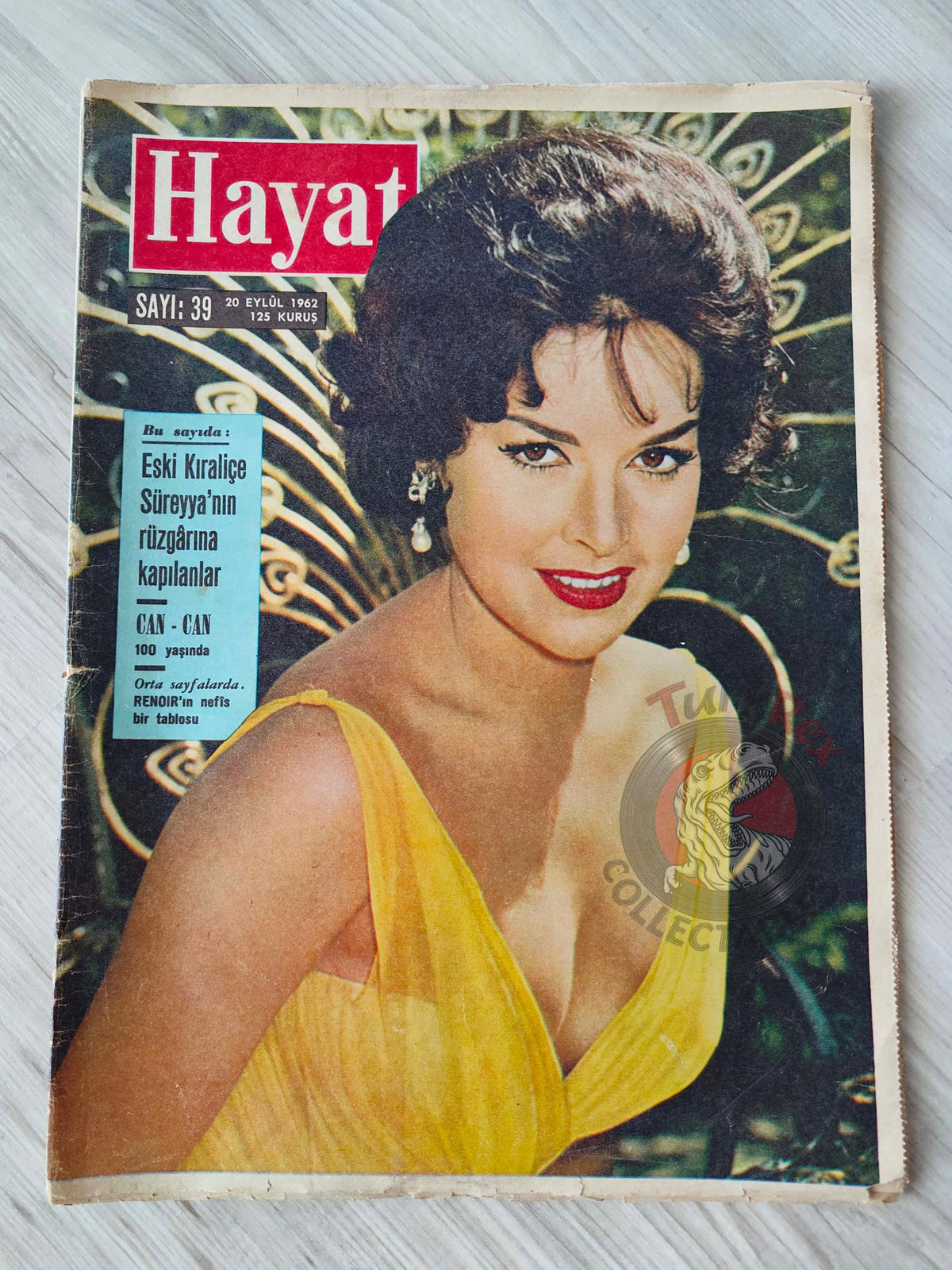 Hayat 1962 Mara Lane Turkish Mag Turkey Iran Soraya Esfandiary-Bakhtiary Maurice Chevalier